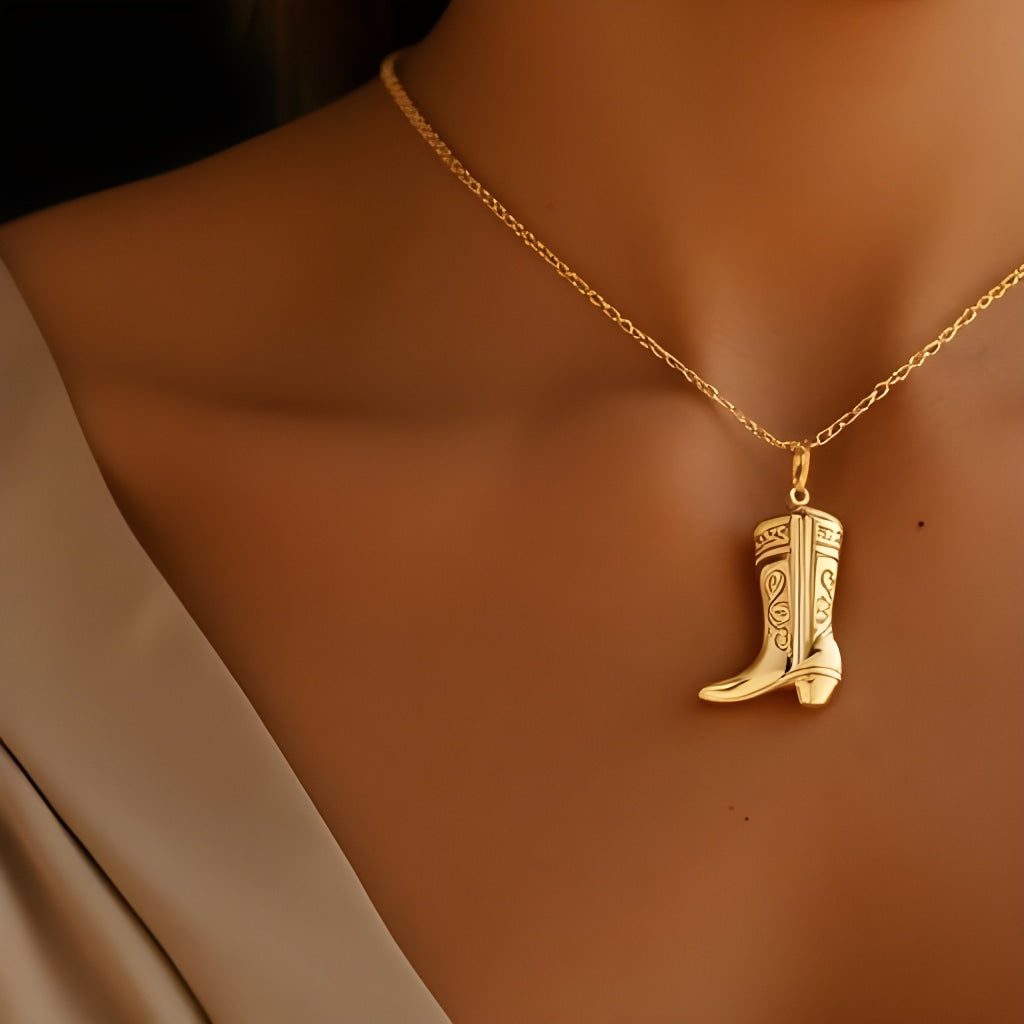 Give Em' The Boot Necklace