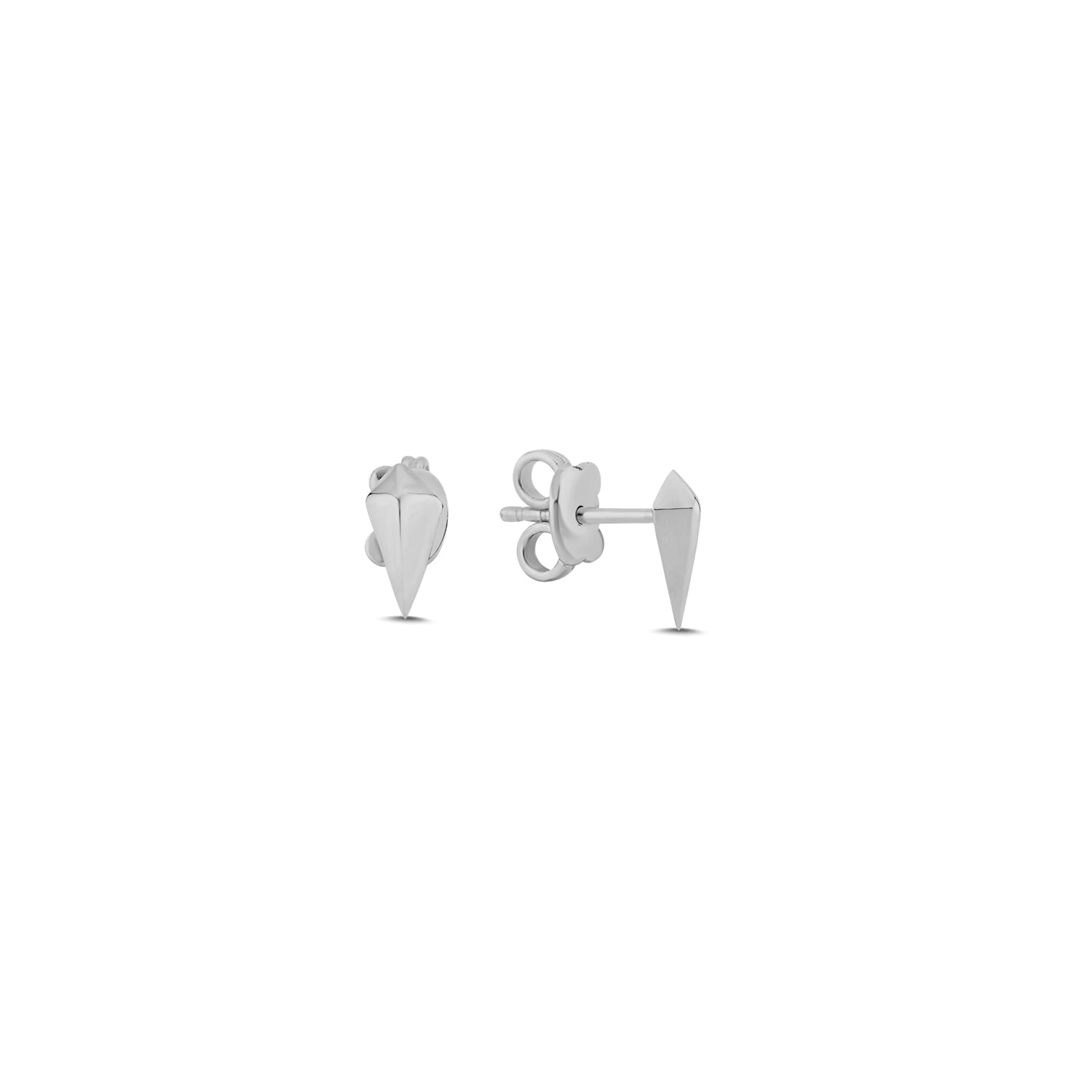 Gleam Stud Earrings Silver