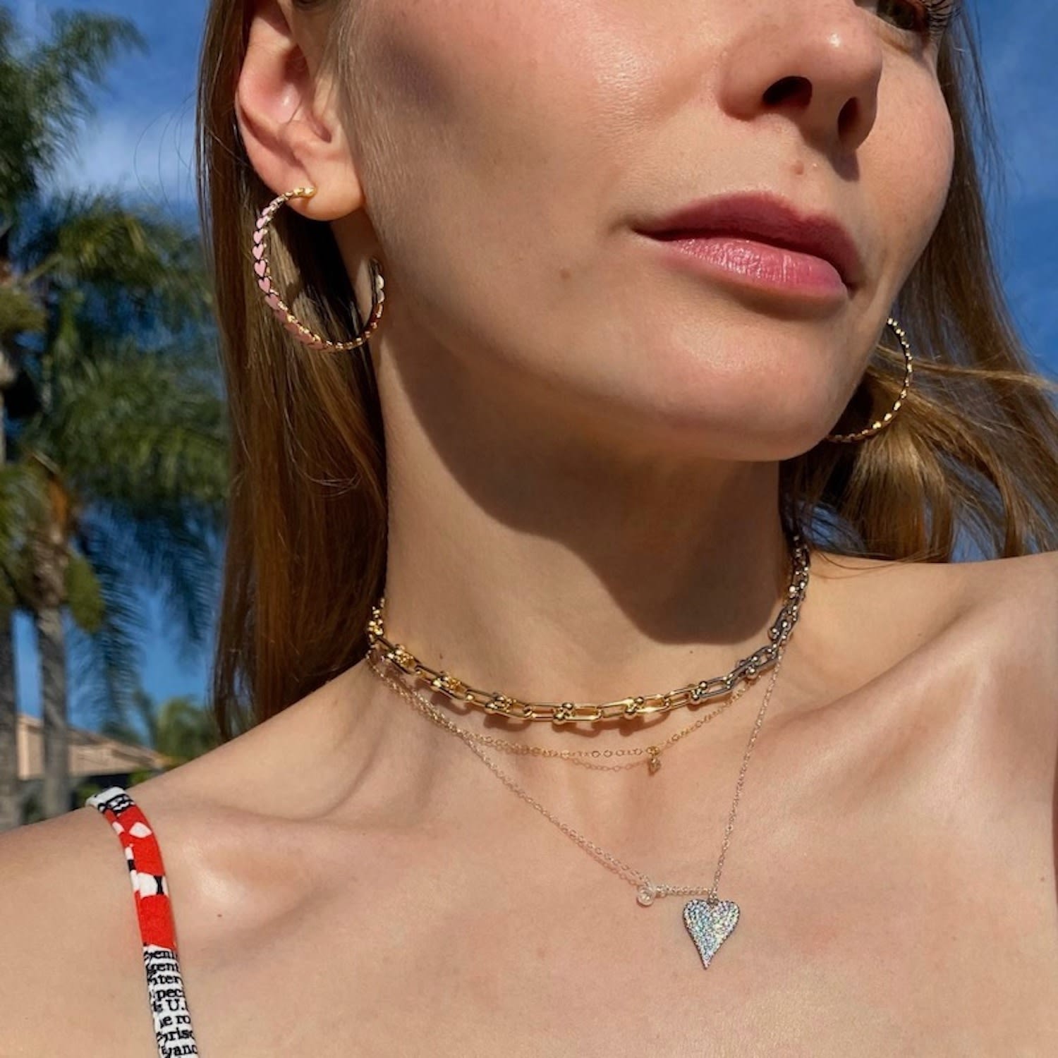 Glimmer Heart Necklace