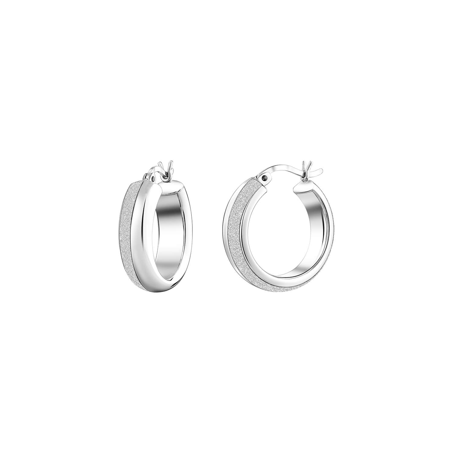 Glitter Huggie Hoops
