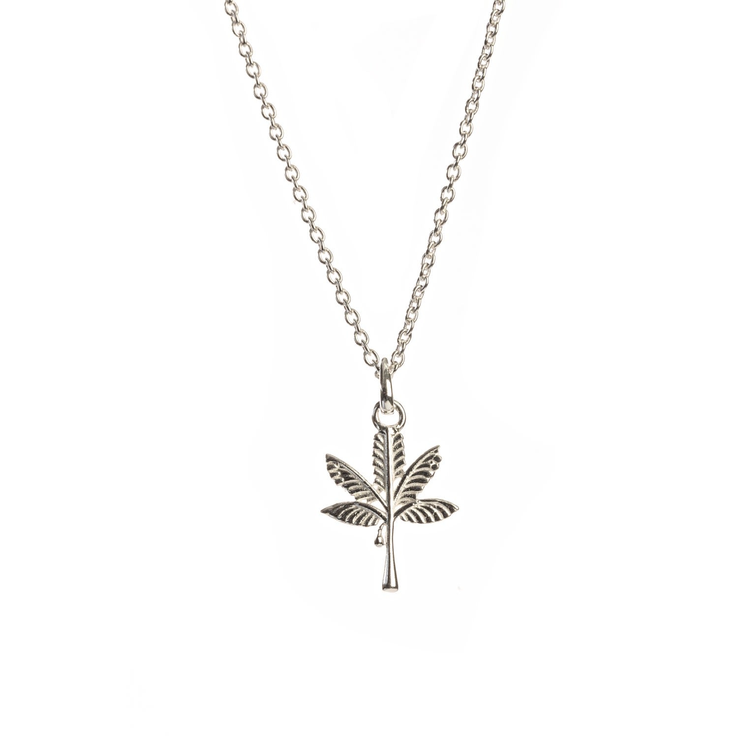 Goan Tree Charm Necklace - Sterling Silver