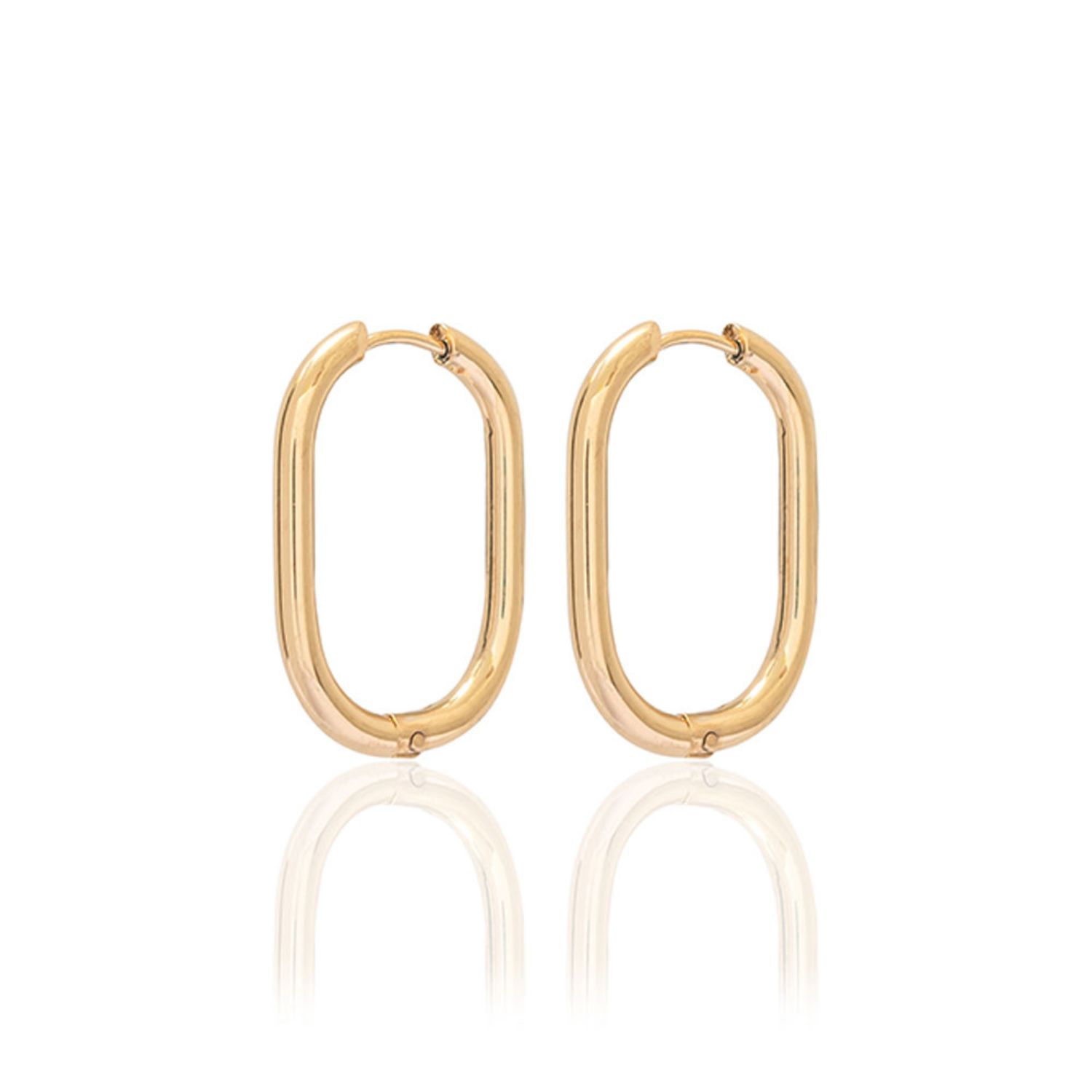 Gold Asha Hoops