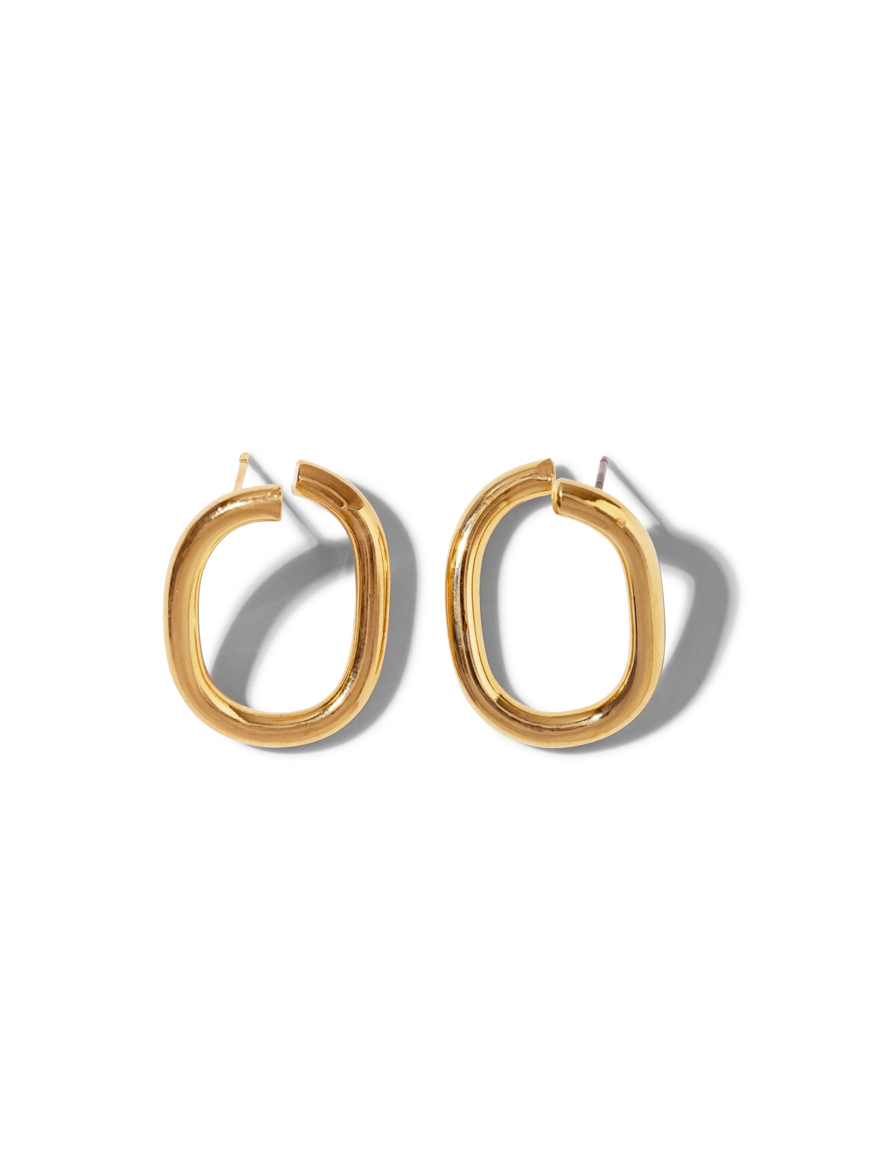 Gold Billie Stud Post Earrings