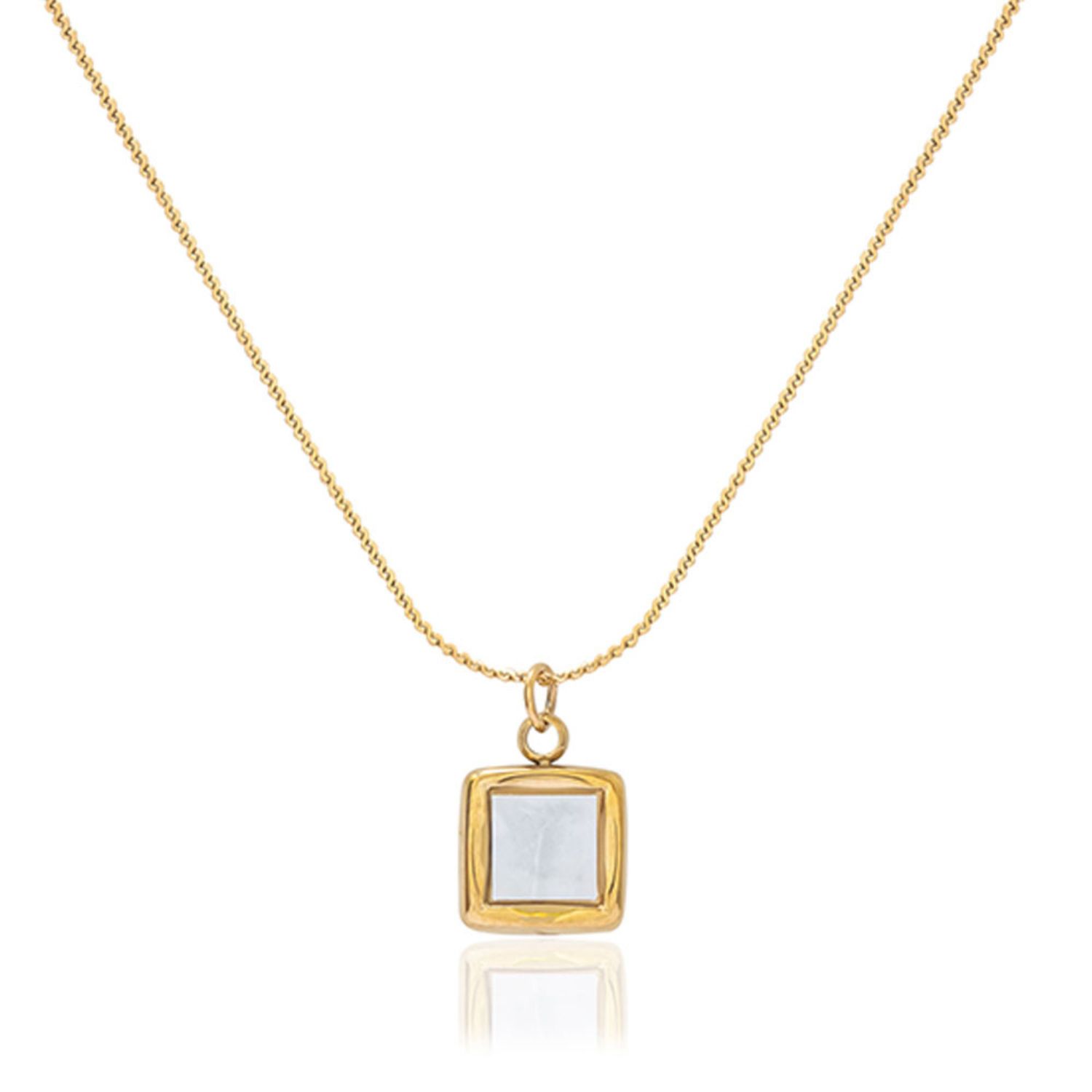 Gold Bowie Pearl Necklace