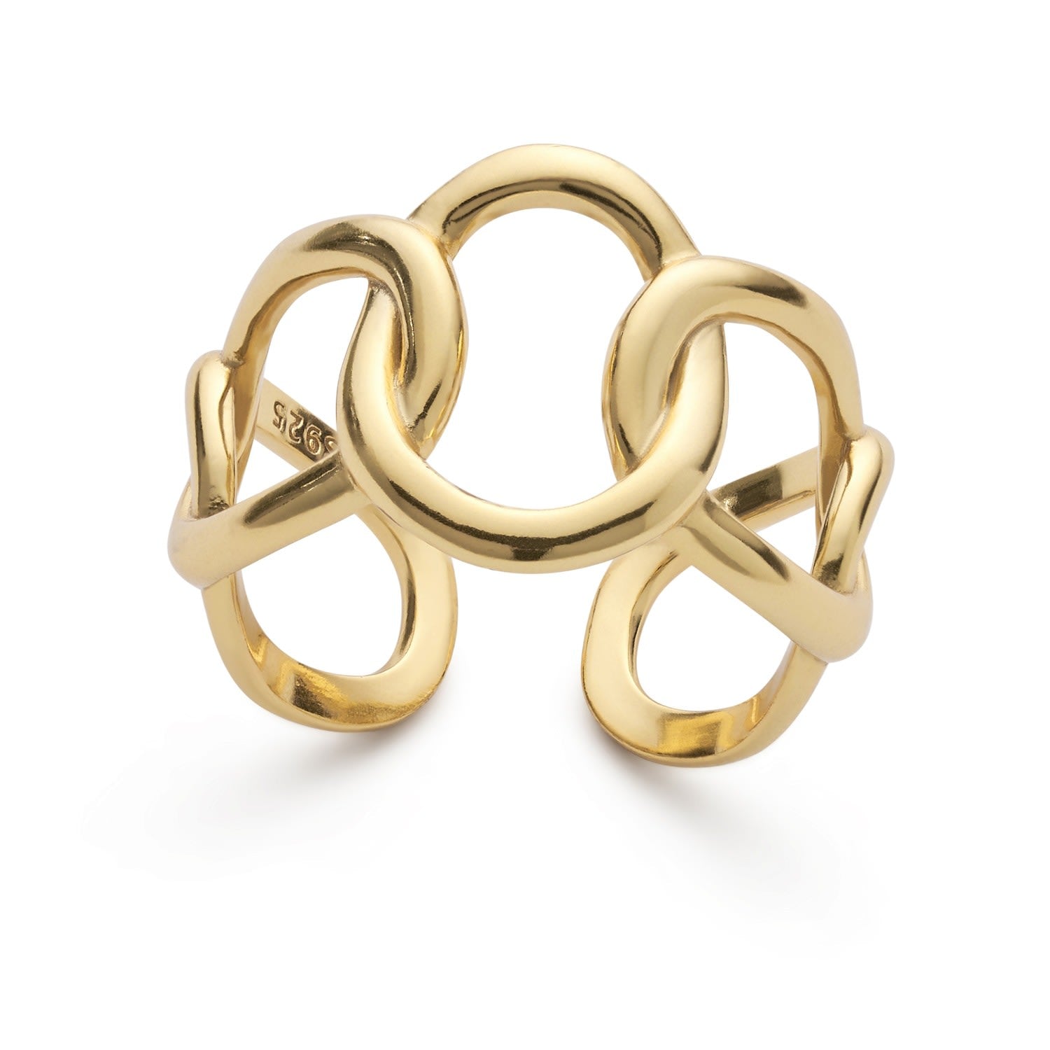 Gold Chain Link Ring
