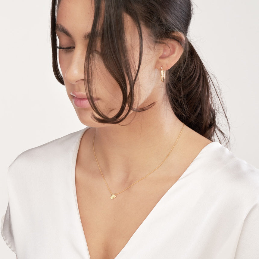 Cowgirl Hat Necklace