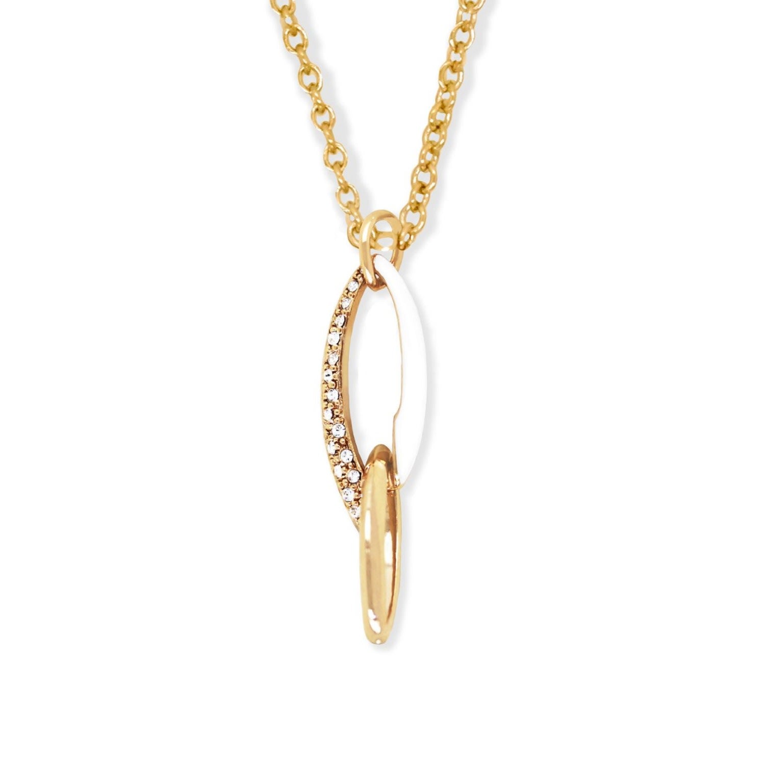 Gold & Crystal Necklace, Series Link