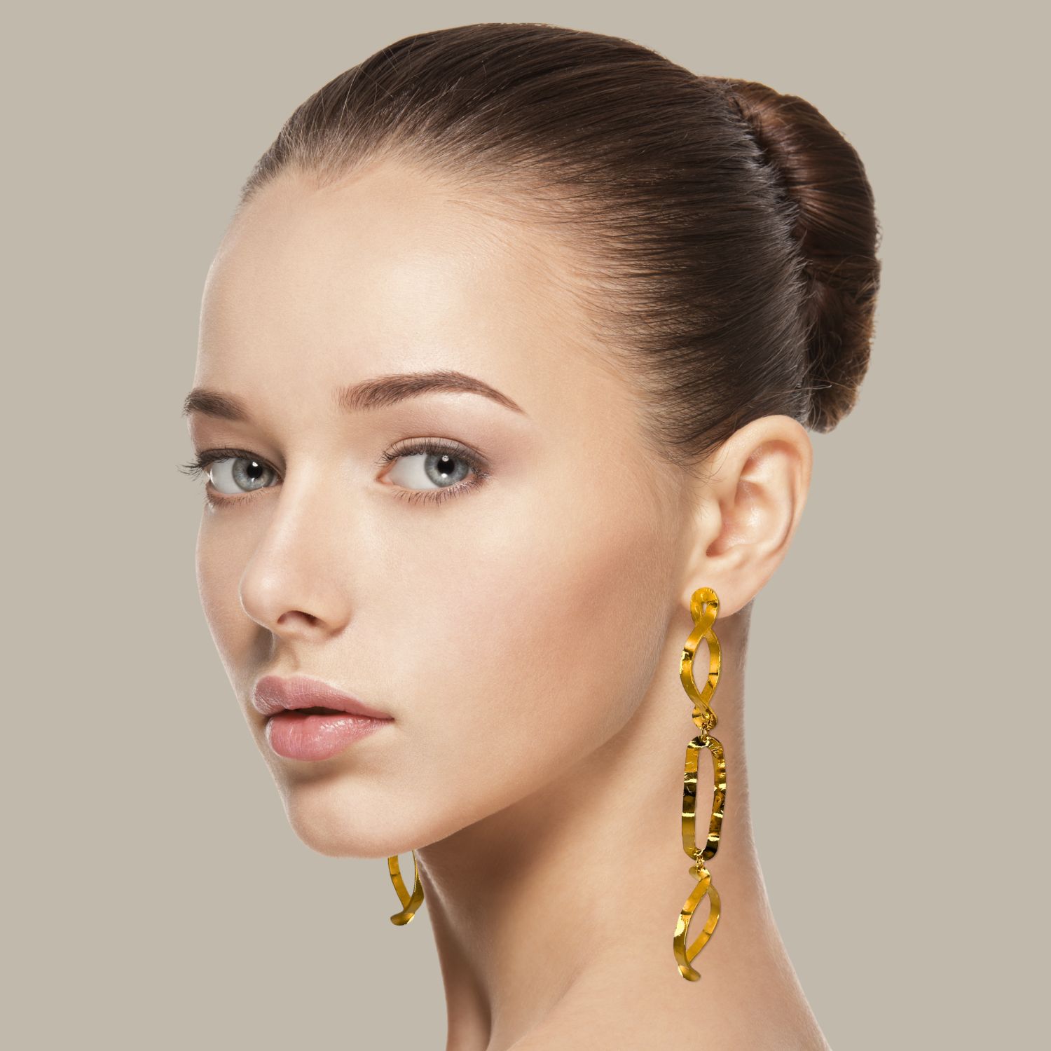 Gold Darla Dangle Earrings