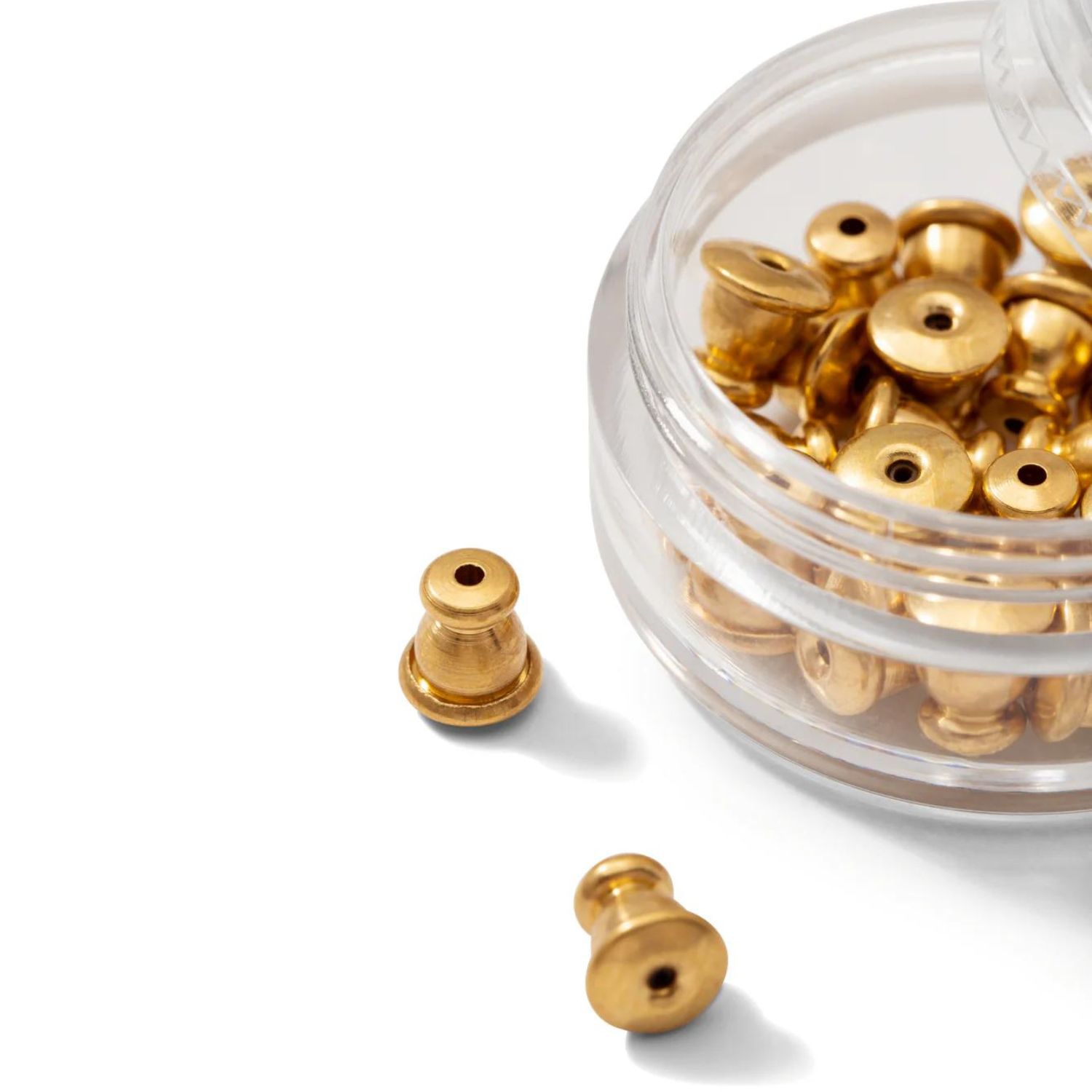 Gold Earring Backings