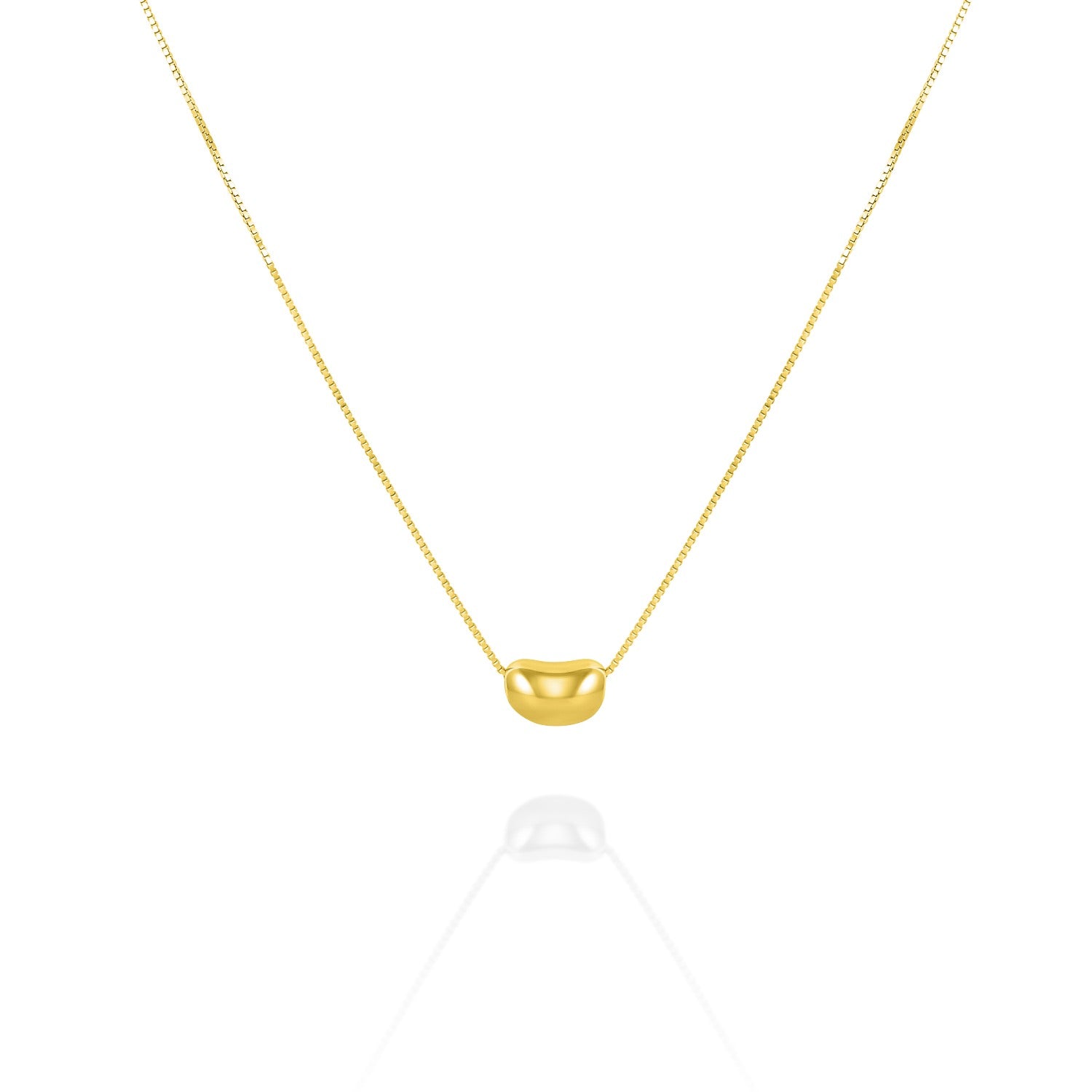 The Eden Bean Necklace - Gold