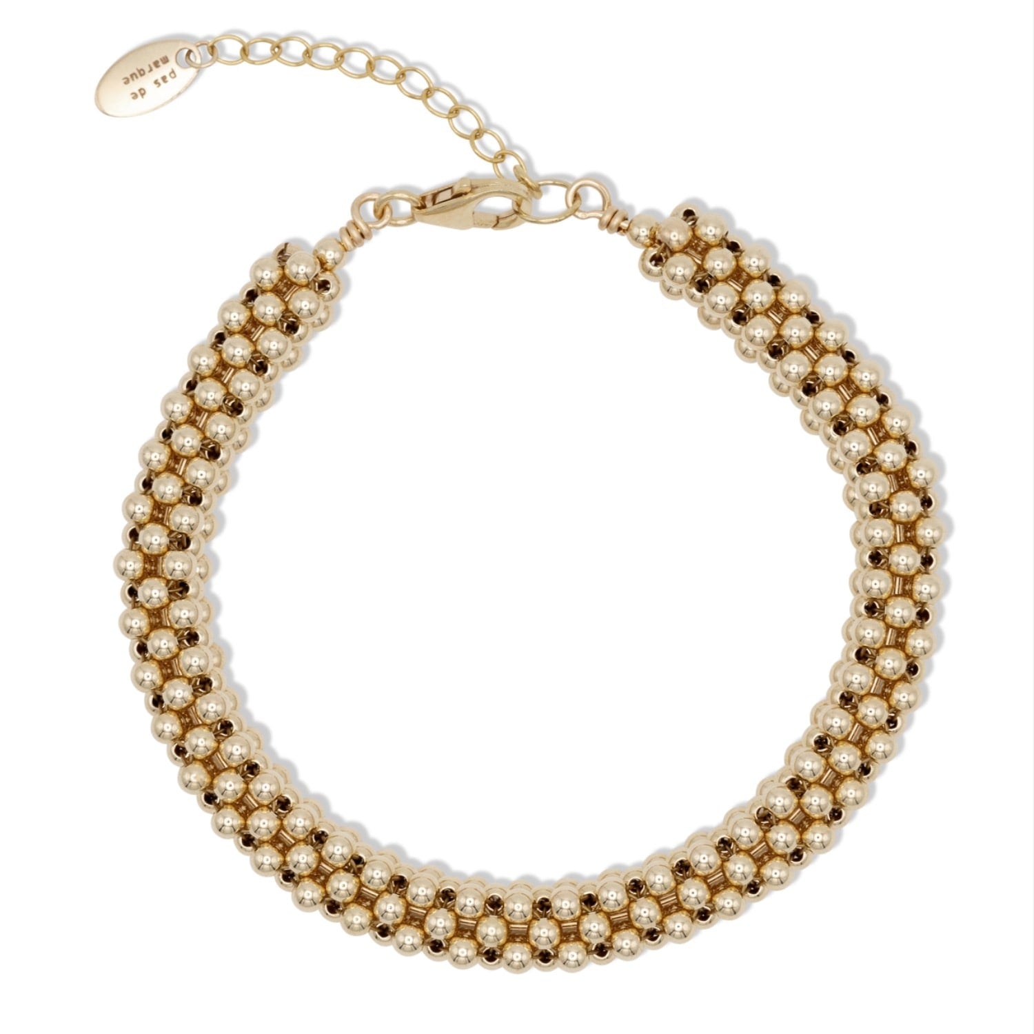Gold-Filled Beaded Bracelet Le Collier