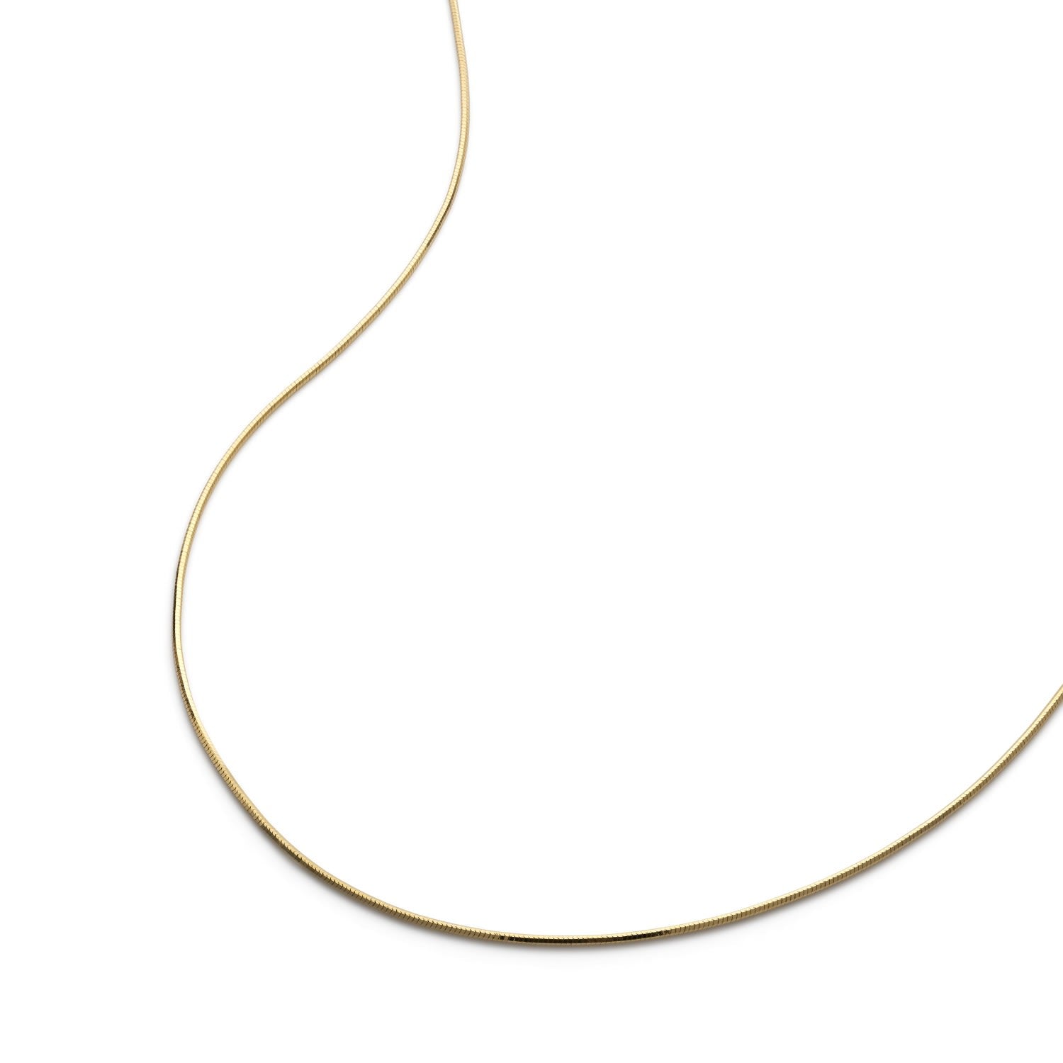 Gold Herringbone Necklace