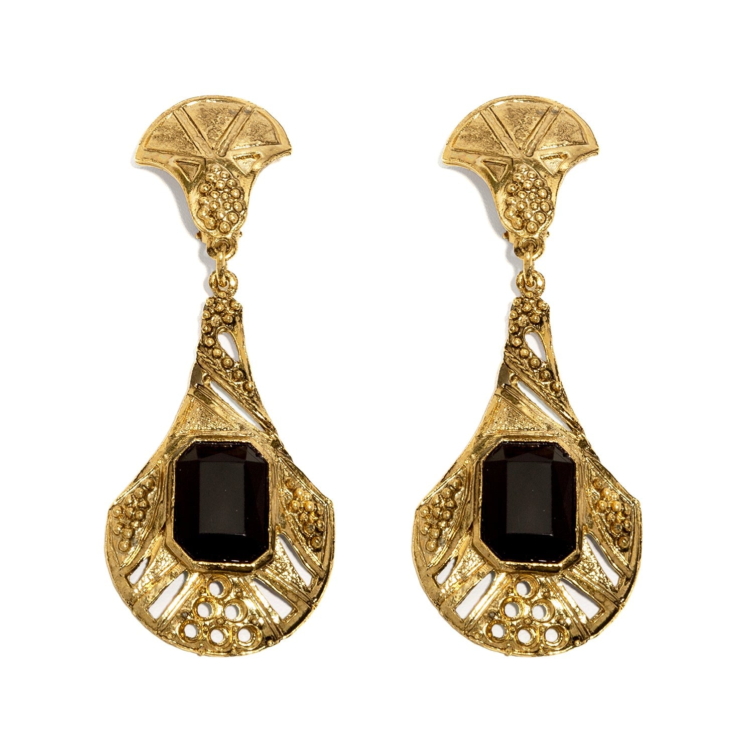 Vintage Gold Plated Jude Earrings