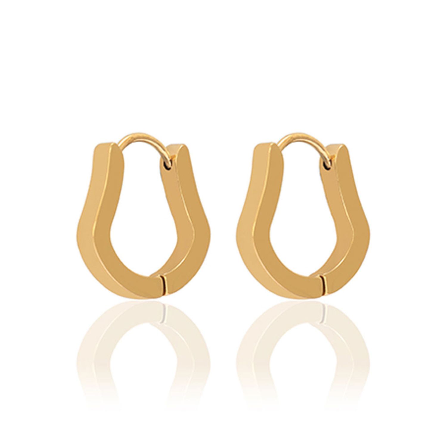 Gold Juno Hoops