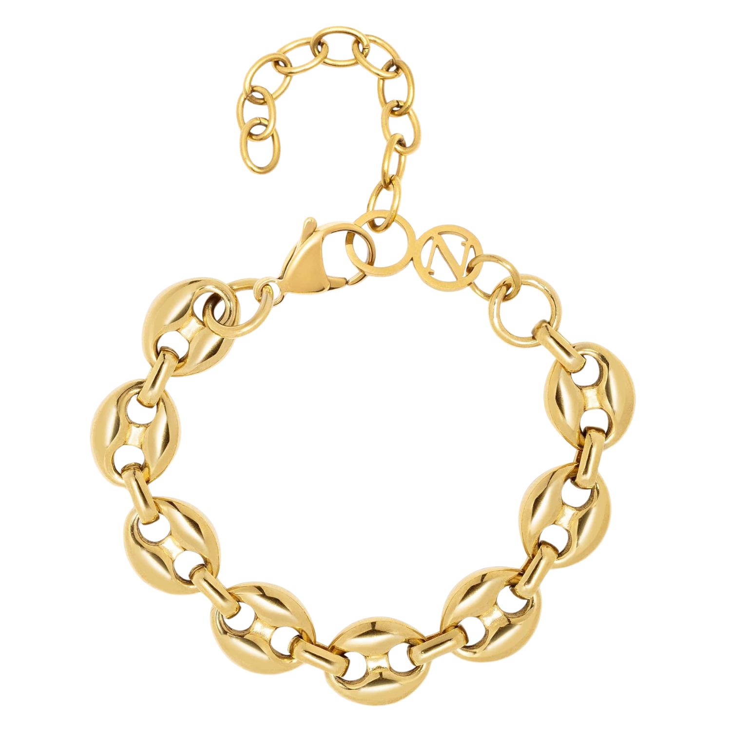 Gold Mariner Link Bracelet