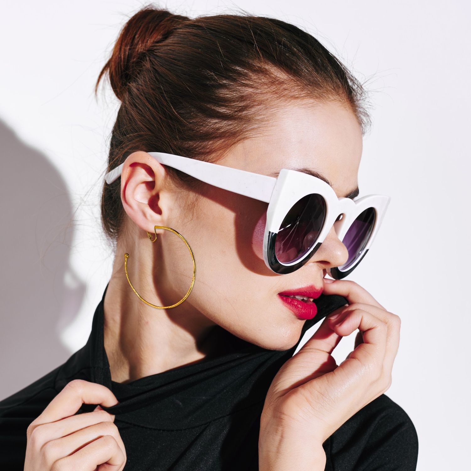 Gold Medium Hooptastic Clip On Hoop Earrings