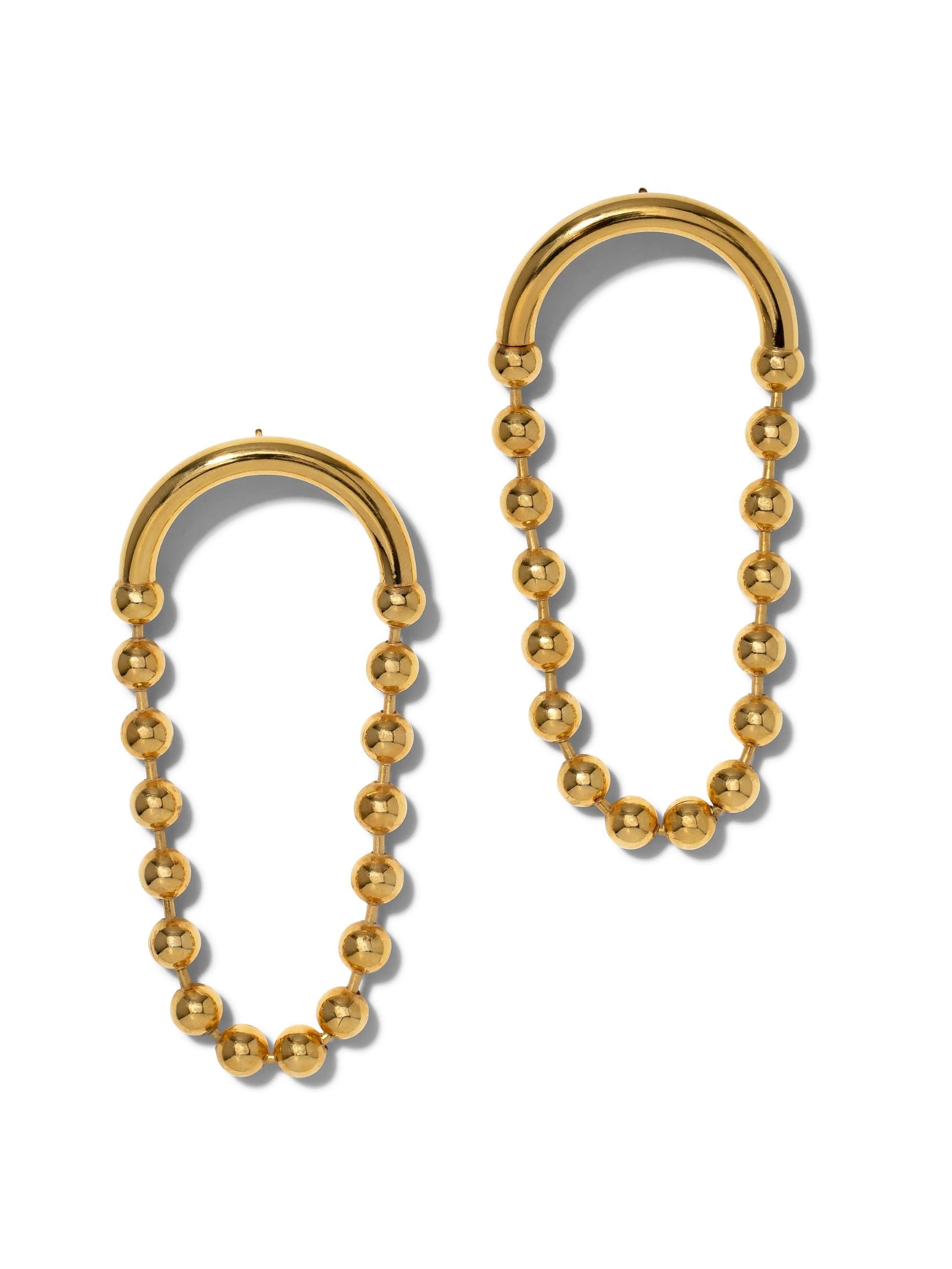Gold Orbita Amari Earrings