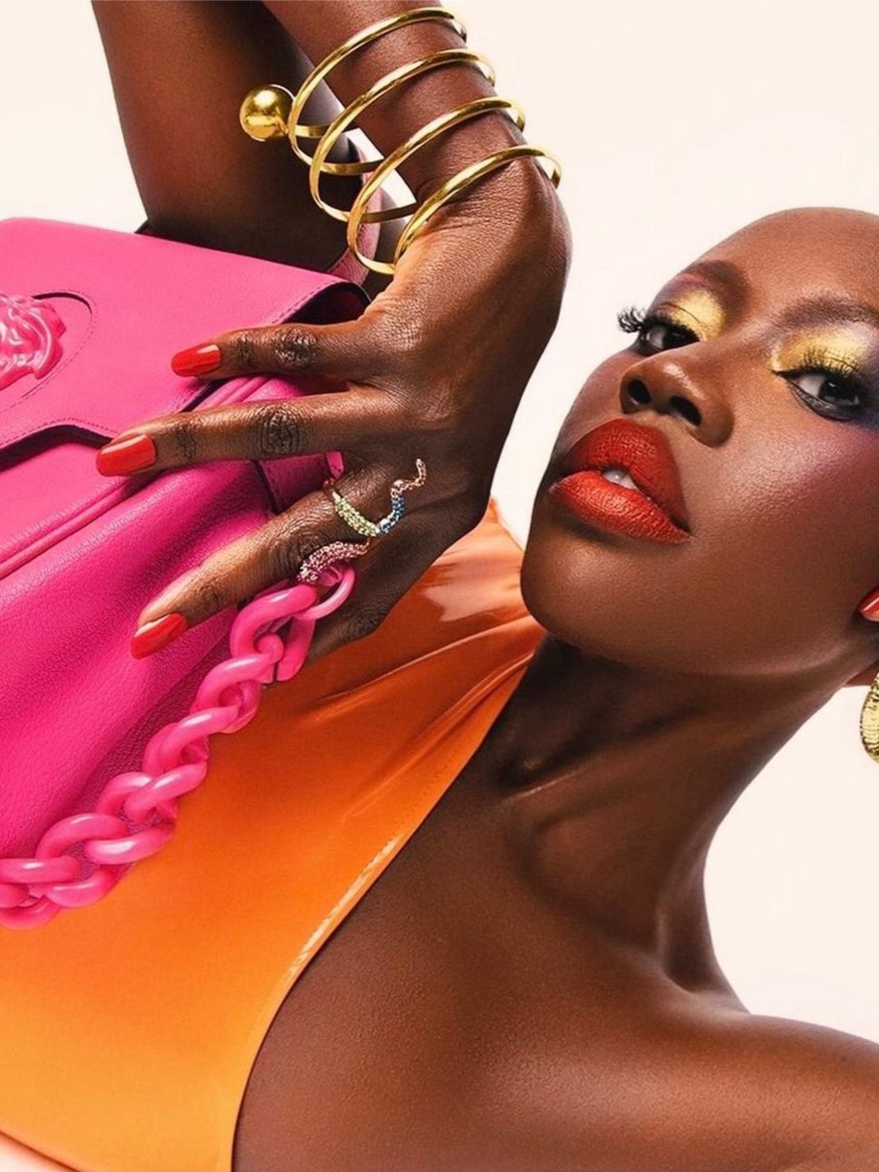 Gold Orbita Spiral Bracelet