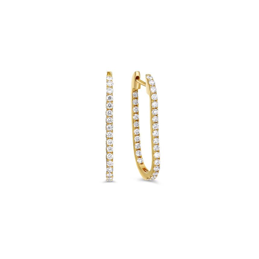 Paperclip Hoop Earrings