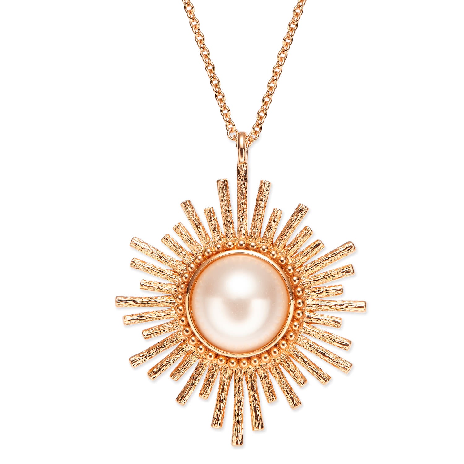 Gold & Pearl Necklace, Series Future Floral