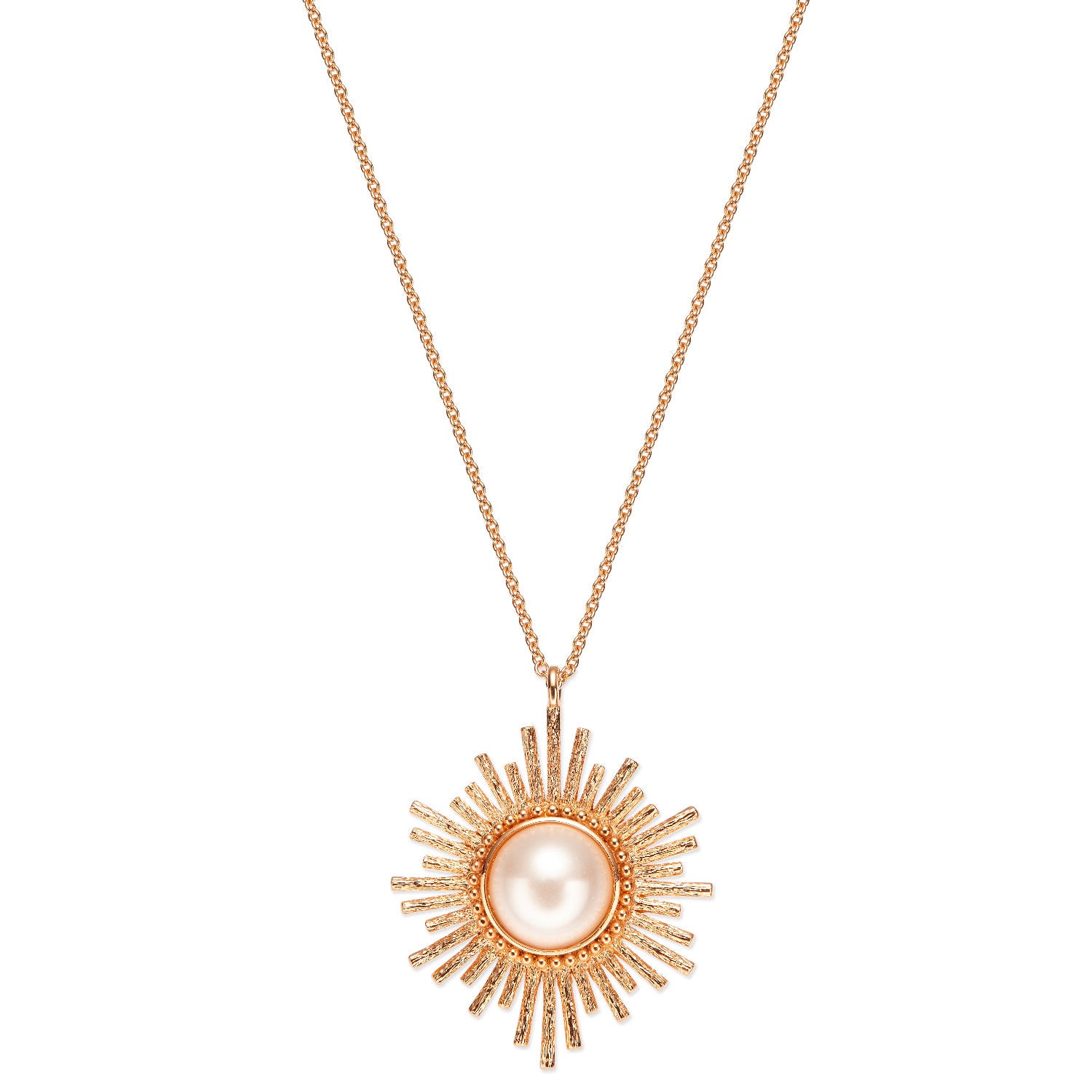 Gold & Pearl Necklace, Series Future Floral
