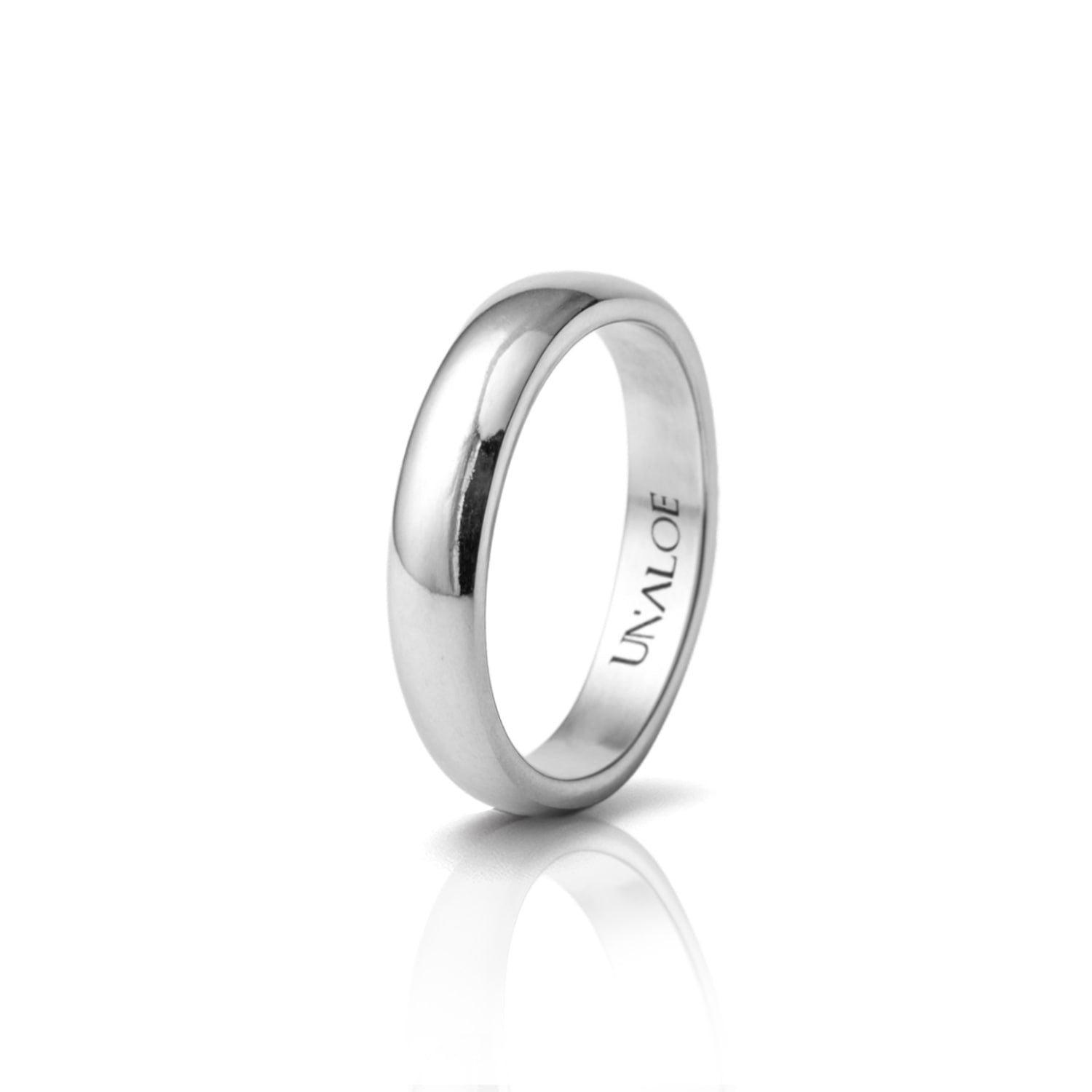 Smooth And Bold Sterling Silver Band For Women's: Grace With Personality