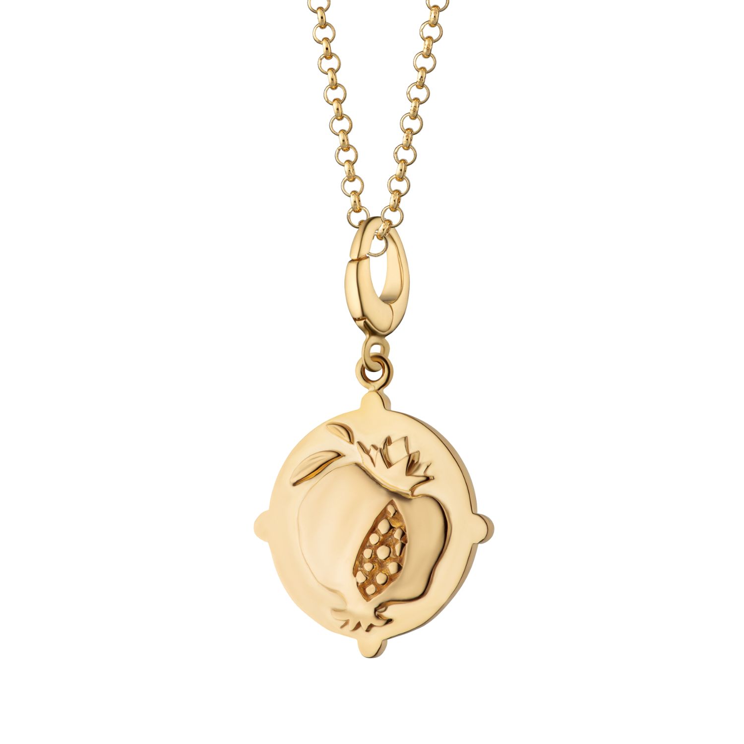 Gold Plated Goddess Of Women And Mothers Hera Charm Necklace