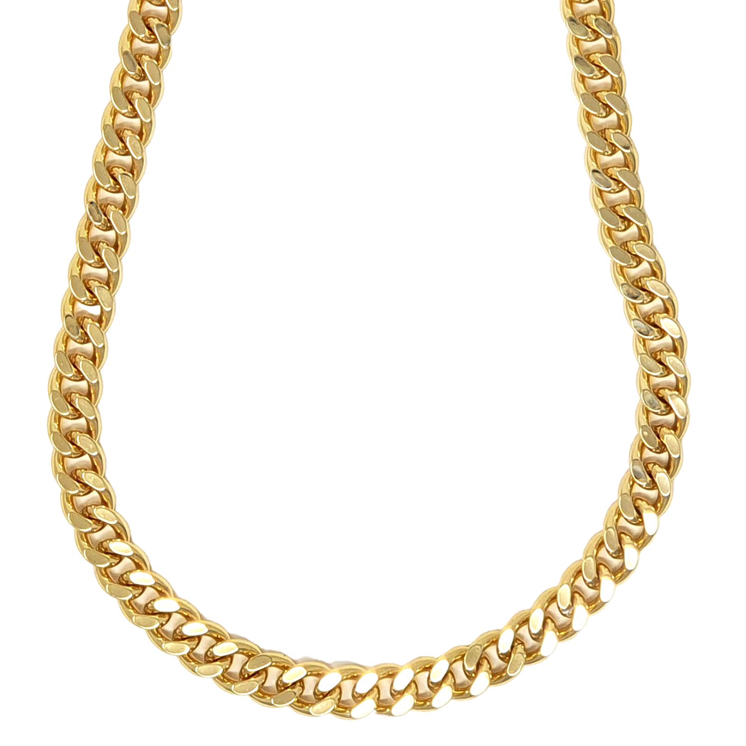 Gold Plated Miami Chunky Cuban Chain Necklace