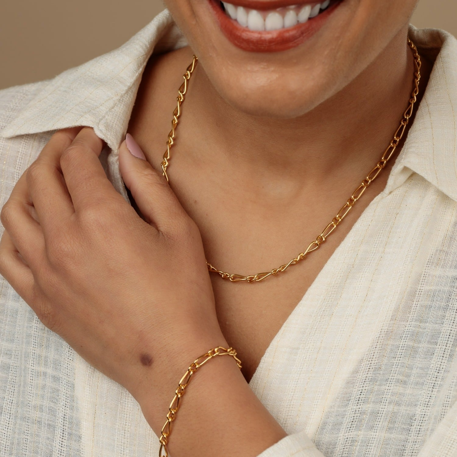 Gold Plated My Story Charm Collector Necklace