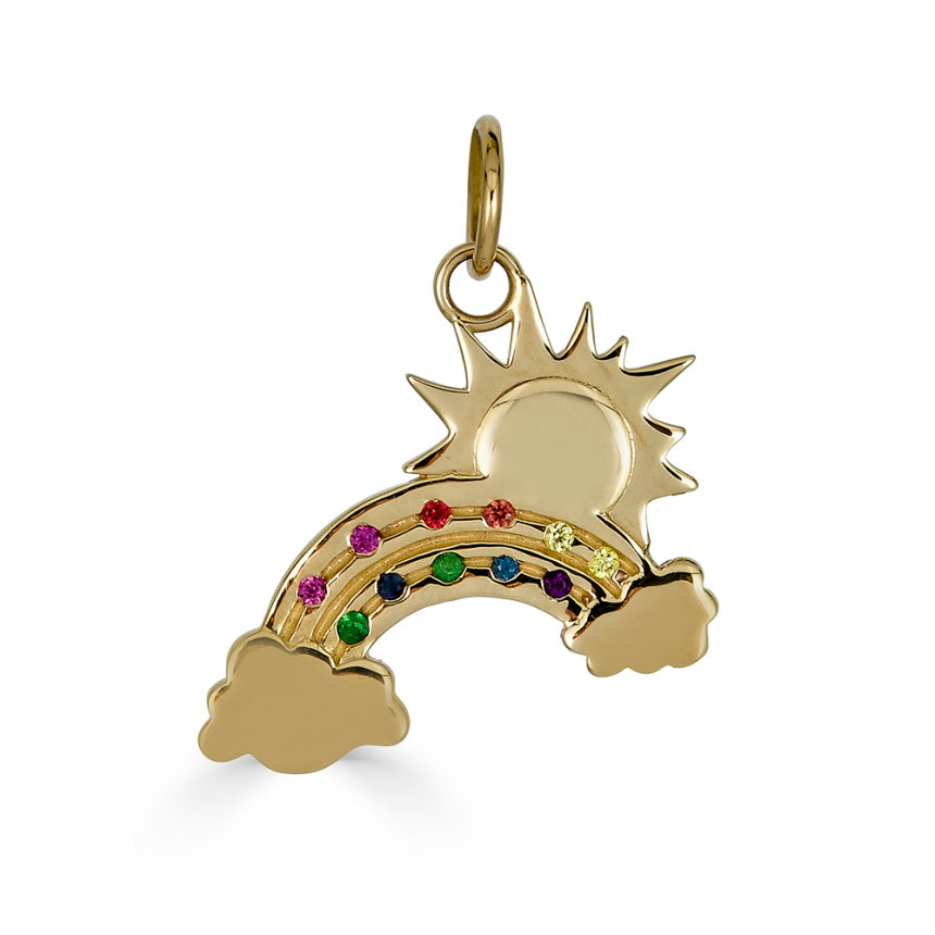 Gold Rainbow Charm