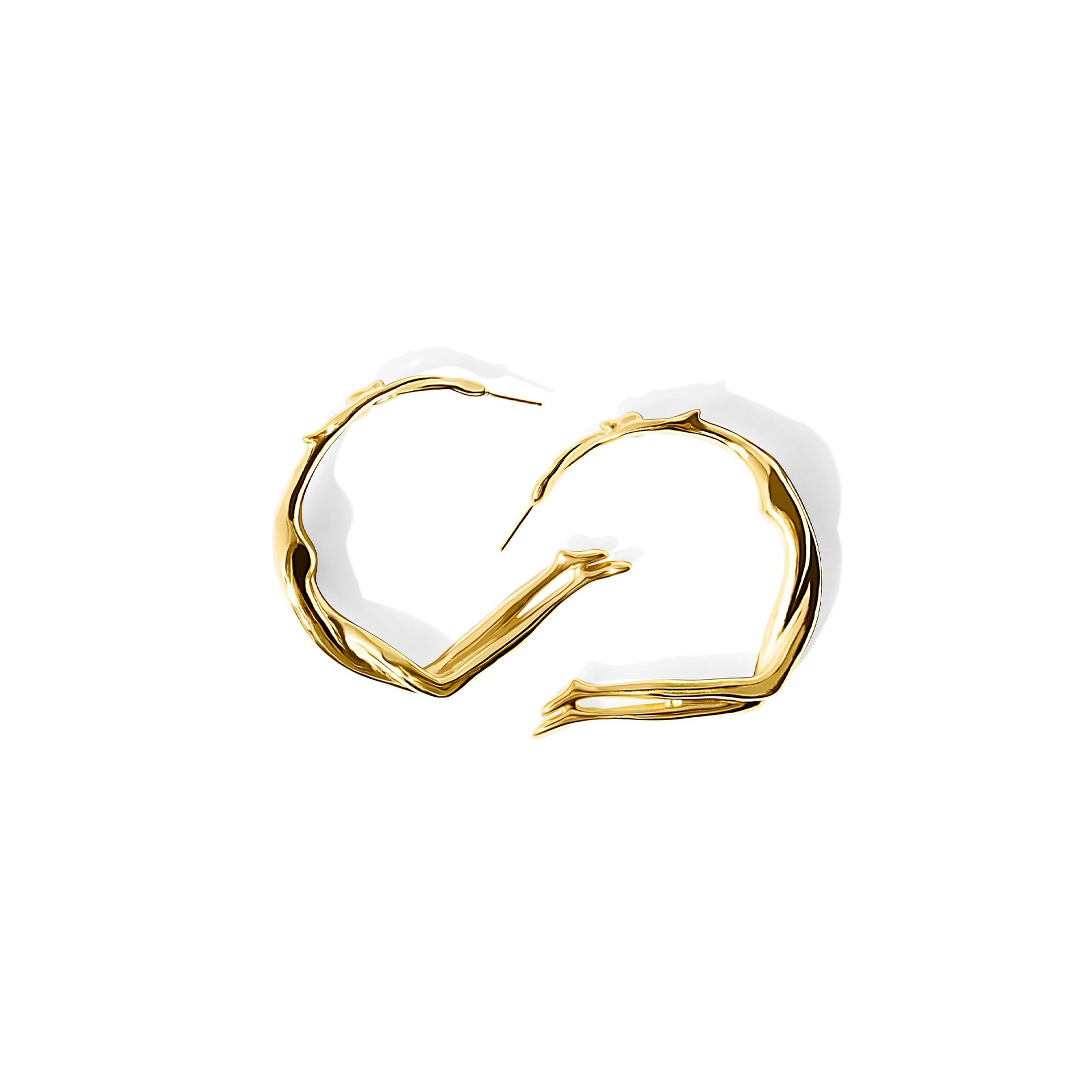Gold Small Scarlett Hoops