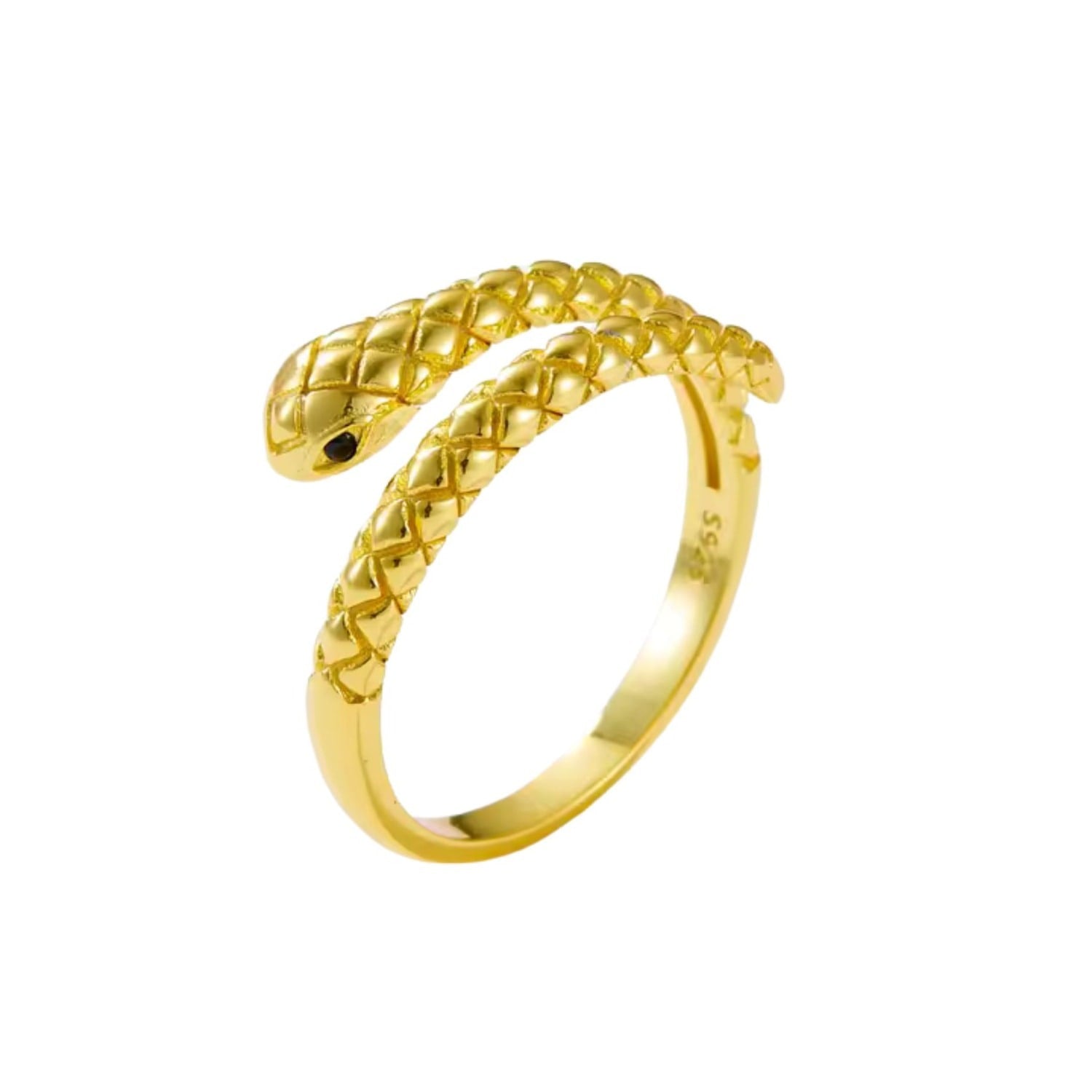 Gold Snake Wrap Ring