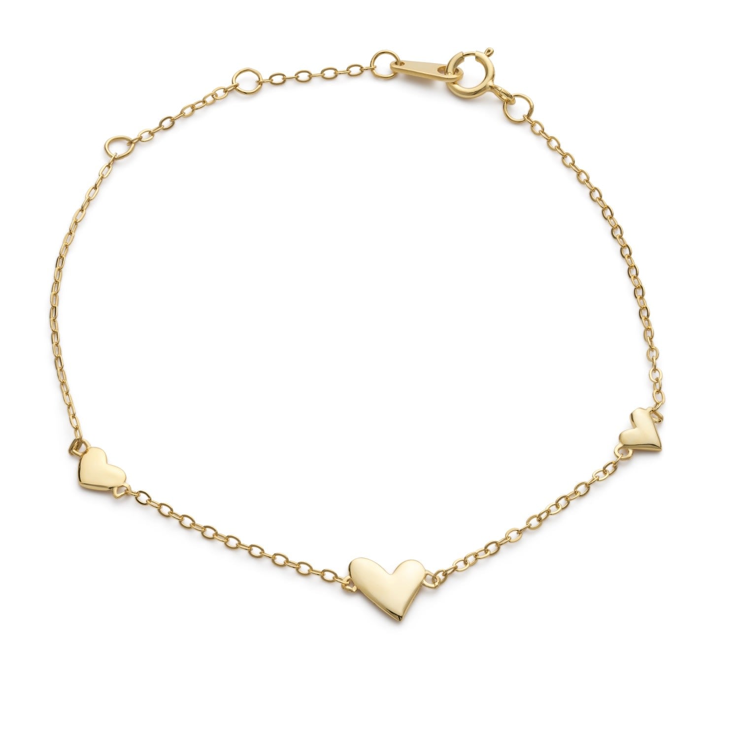 Gold Tiny Heart Bracelet