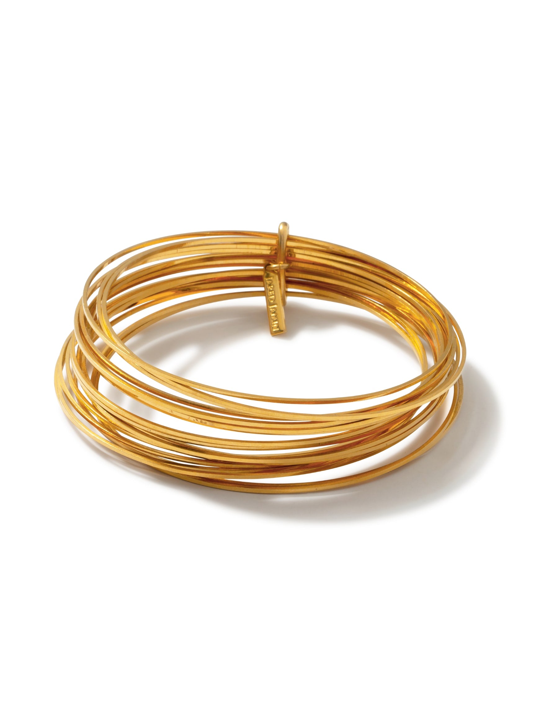 Gold Twenty Something Bangle Stack Set