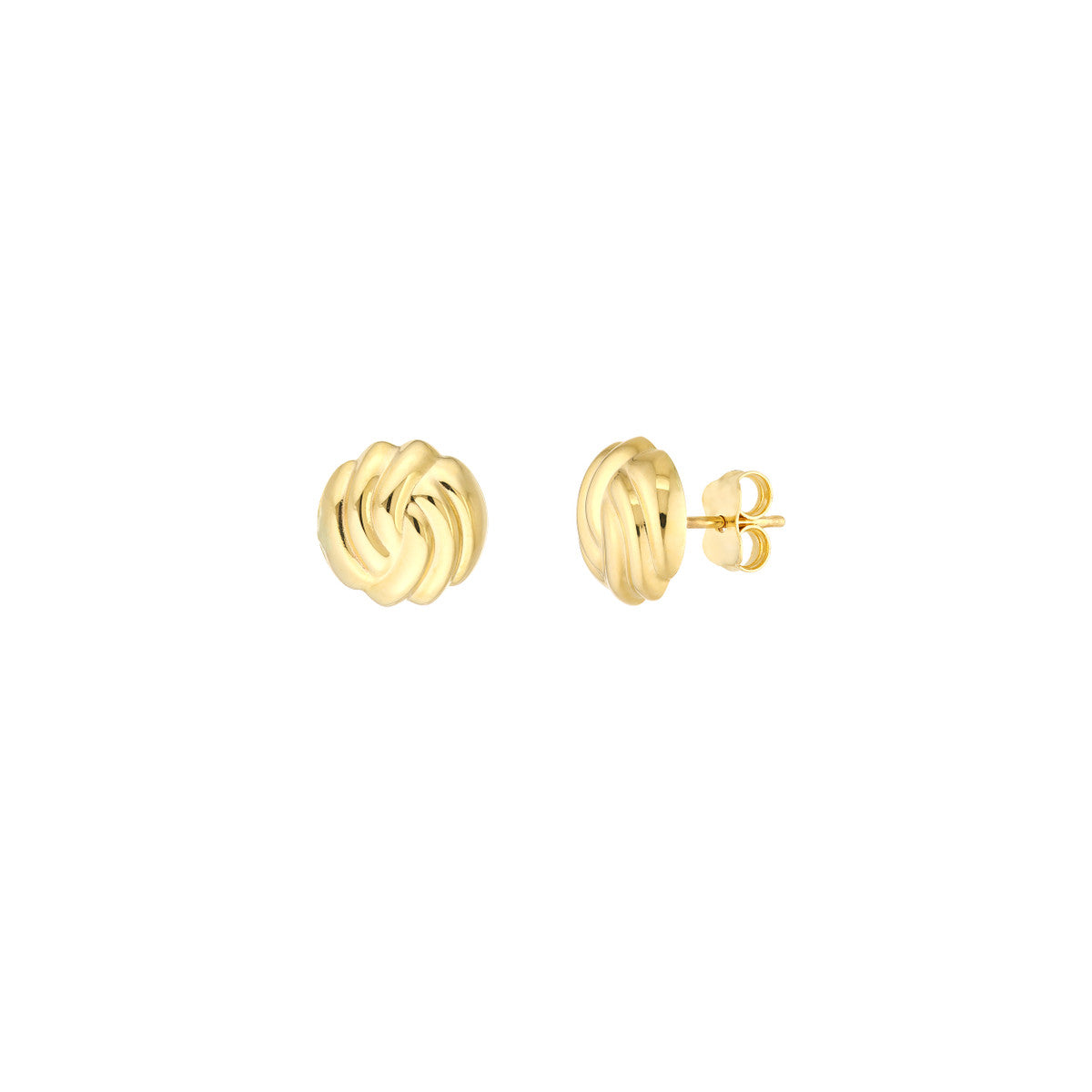 Gold Twist Knot Earrings