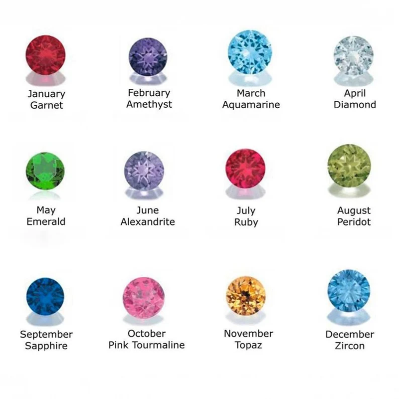 Gold Vermeil Crystal Personalized Birthstone Bar Ring for Women