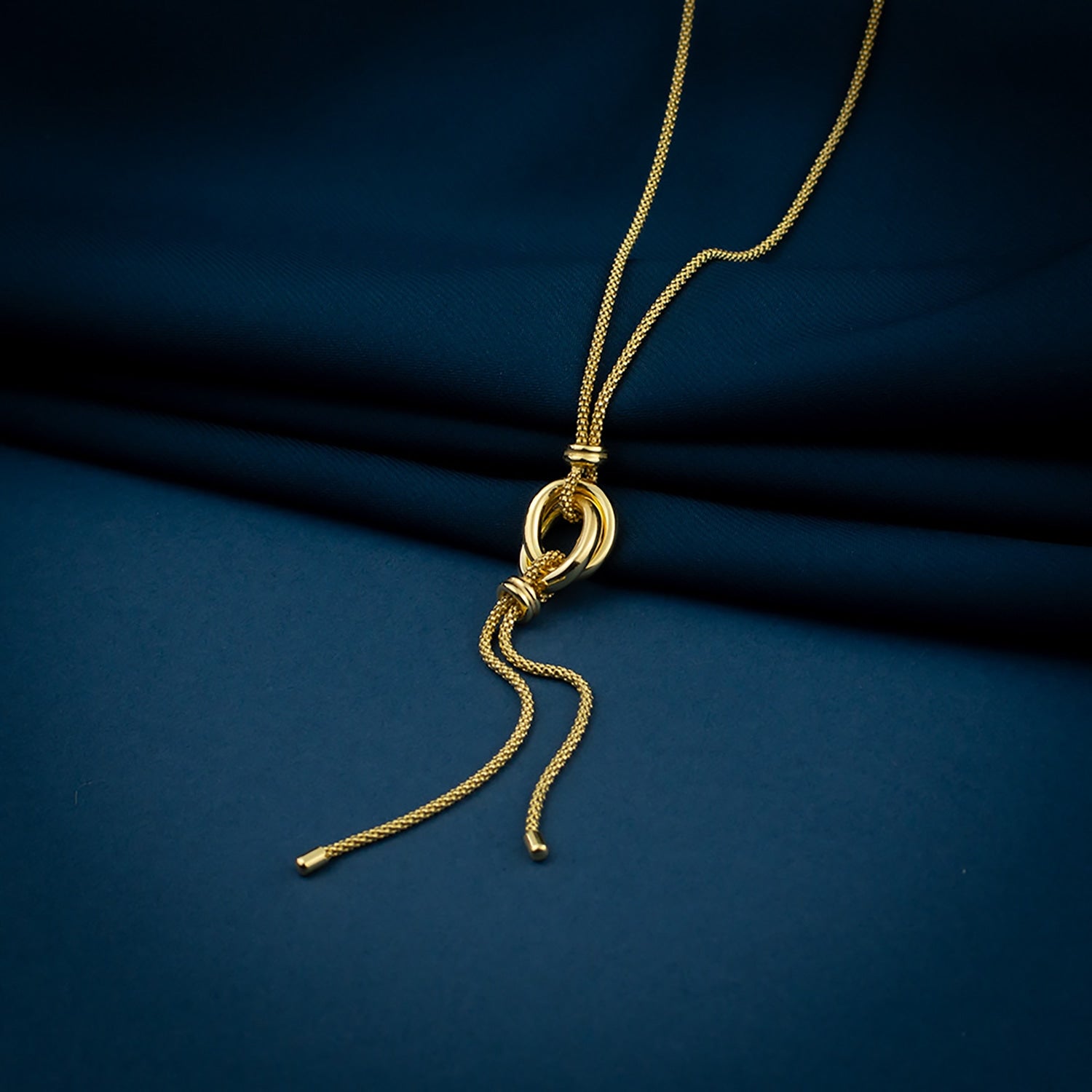 Gold Vermeil Entwined Knot Necklace