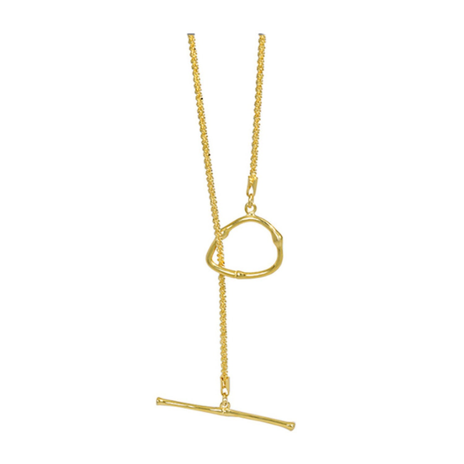 Gold Vermeil Lintrathen Shimmering Necklace Wrist Wrap Bracelet 52Cm