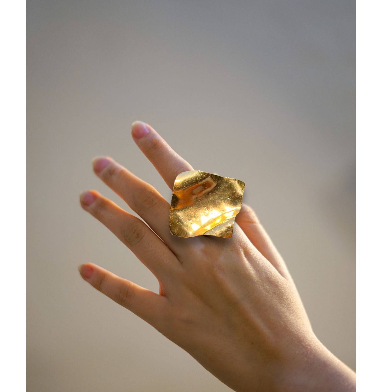 Gold Whitney Wave Ring