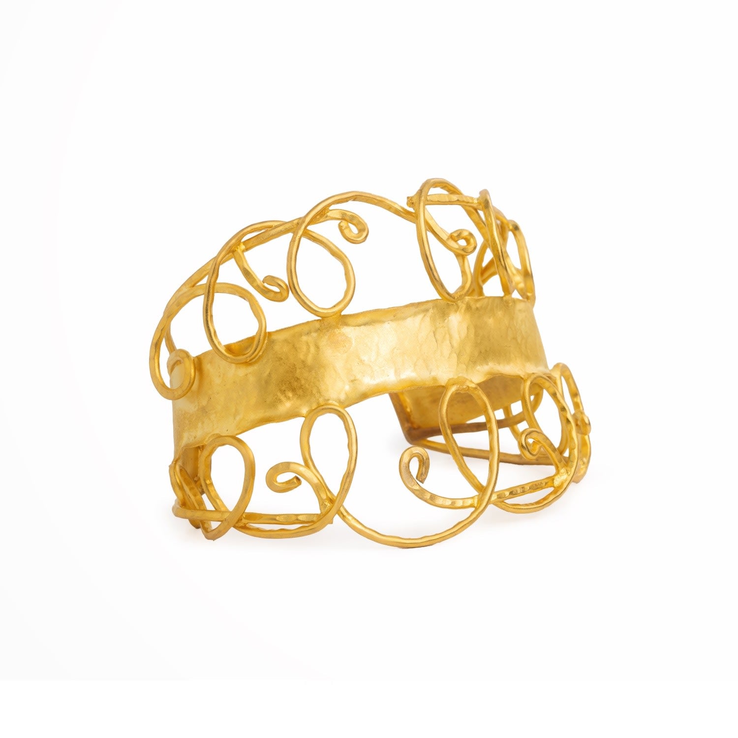 Gold Wire Cuff