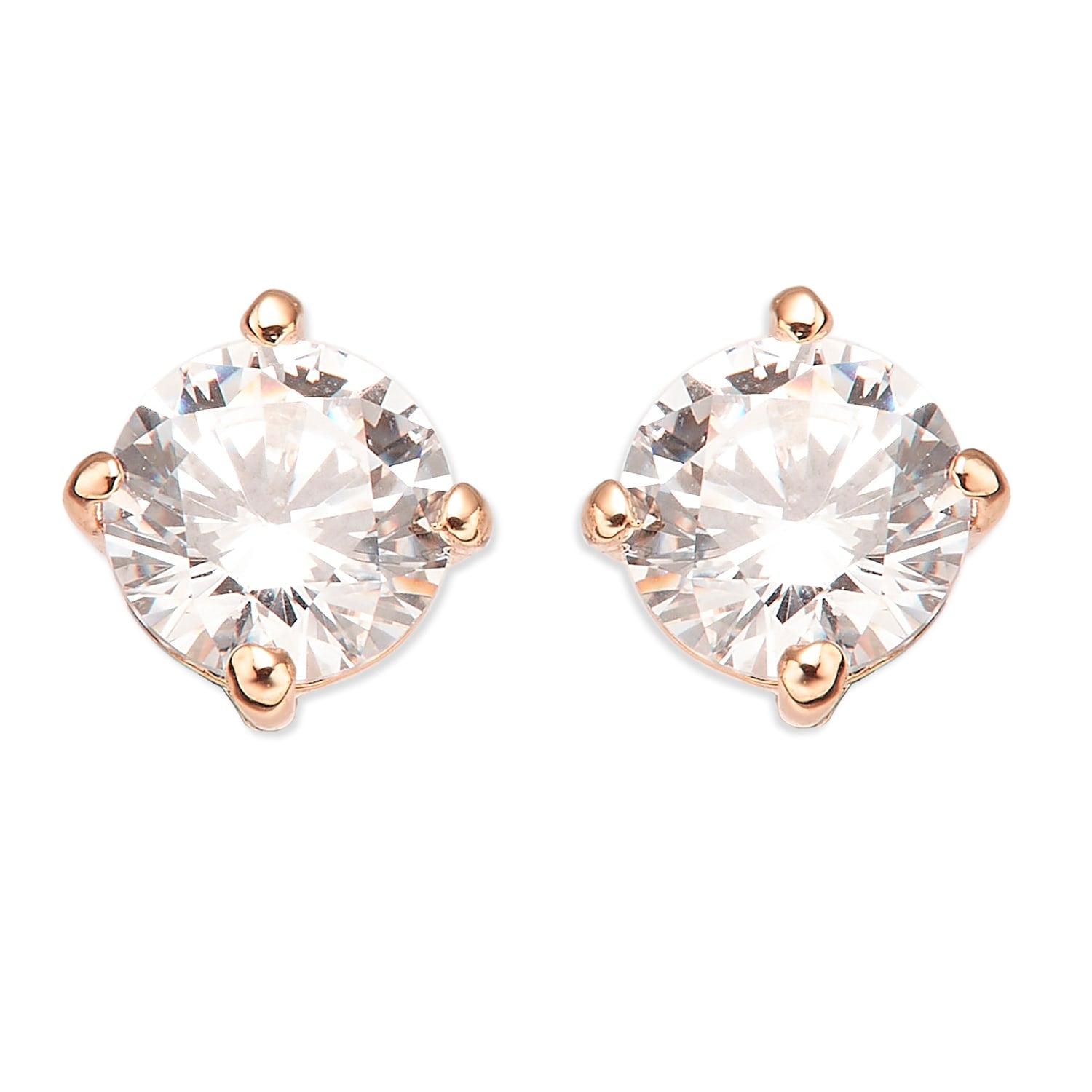 Gold & Zirconia Earrings, Series Aristocratic