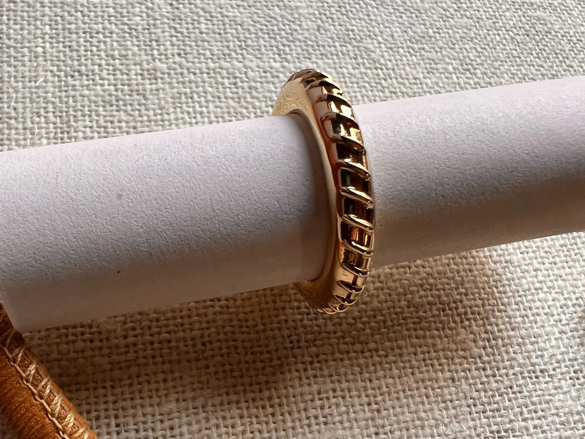 "Cord" Ring, Gold