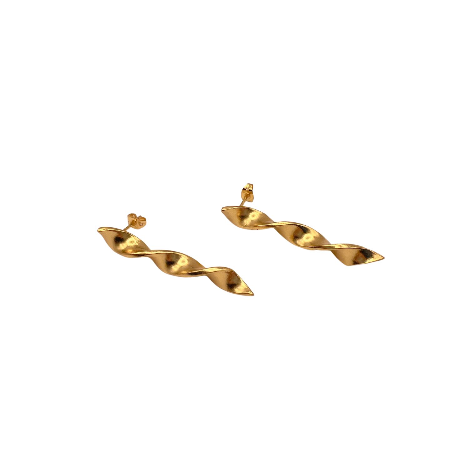 Golden Arc - Statement Earrings 24K Gold Plated