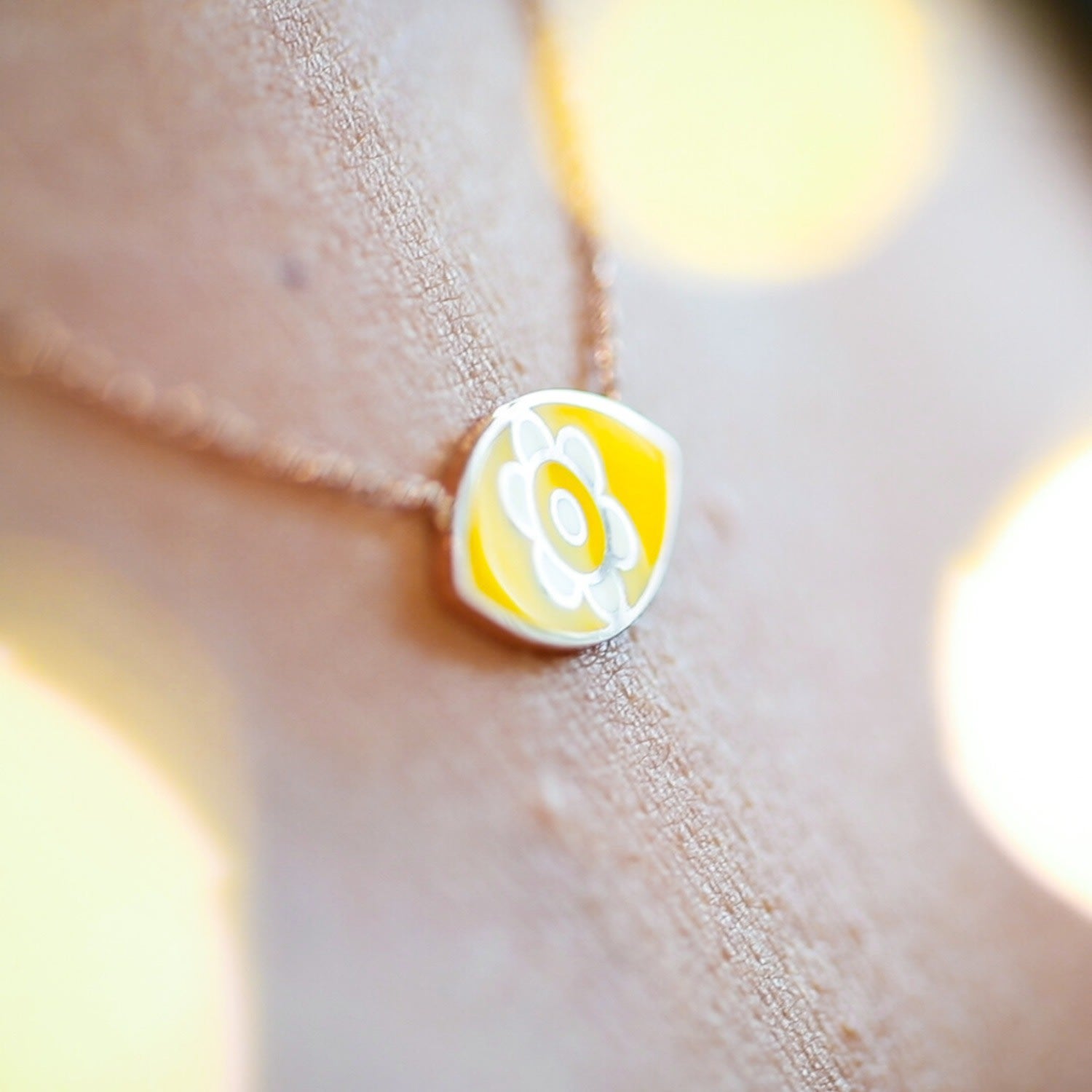 Golden Blossom Pendant