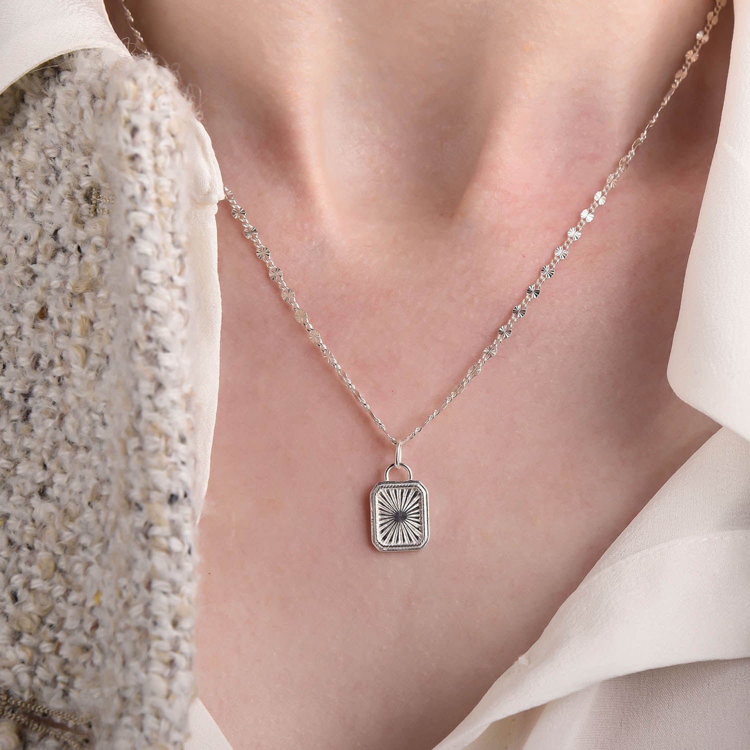 Golden Dawn Necklace Sterling Silver
