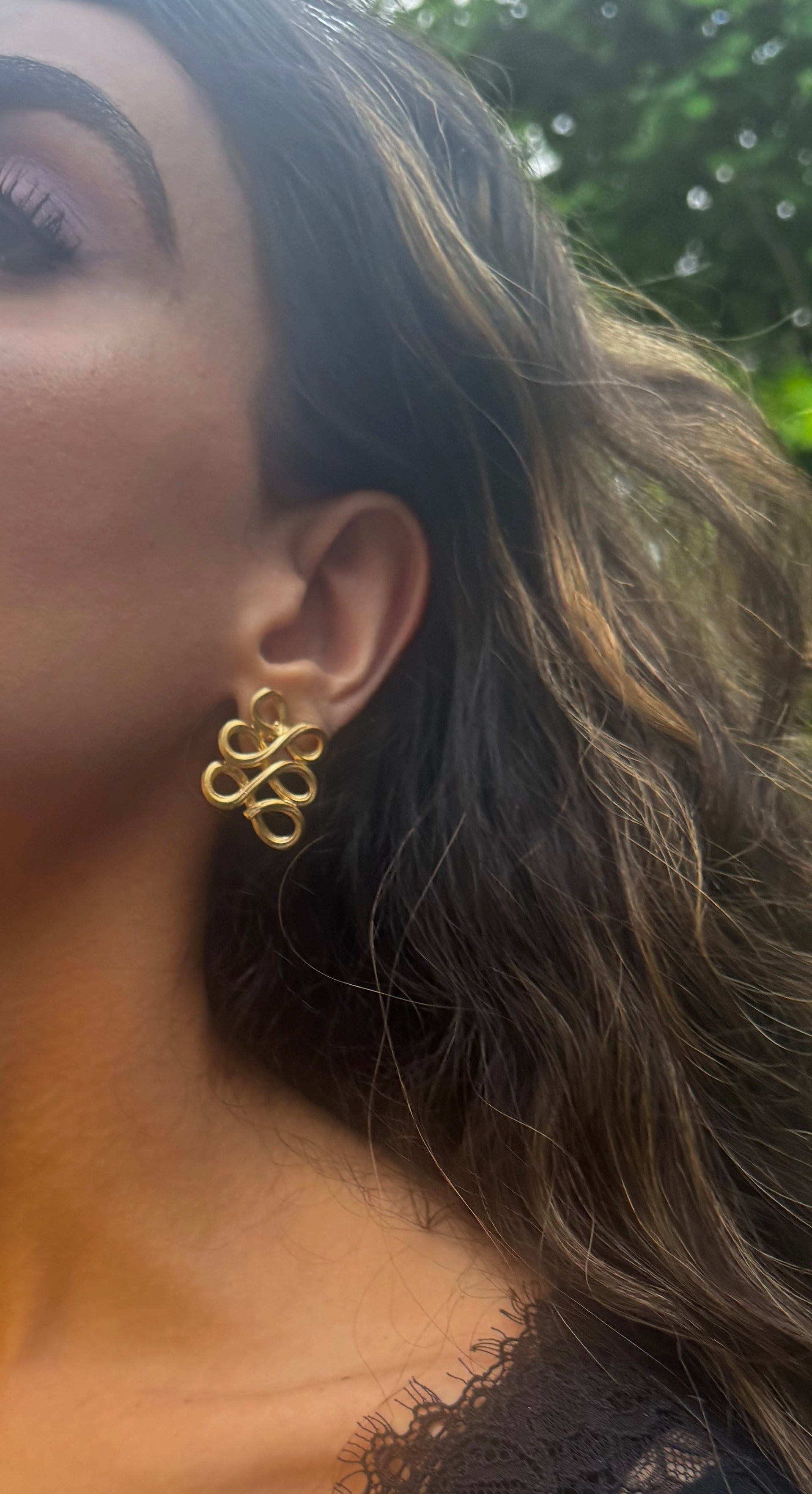 Golden Eternity Earrings