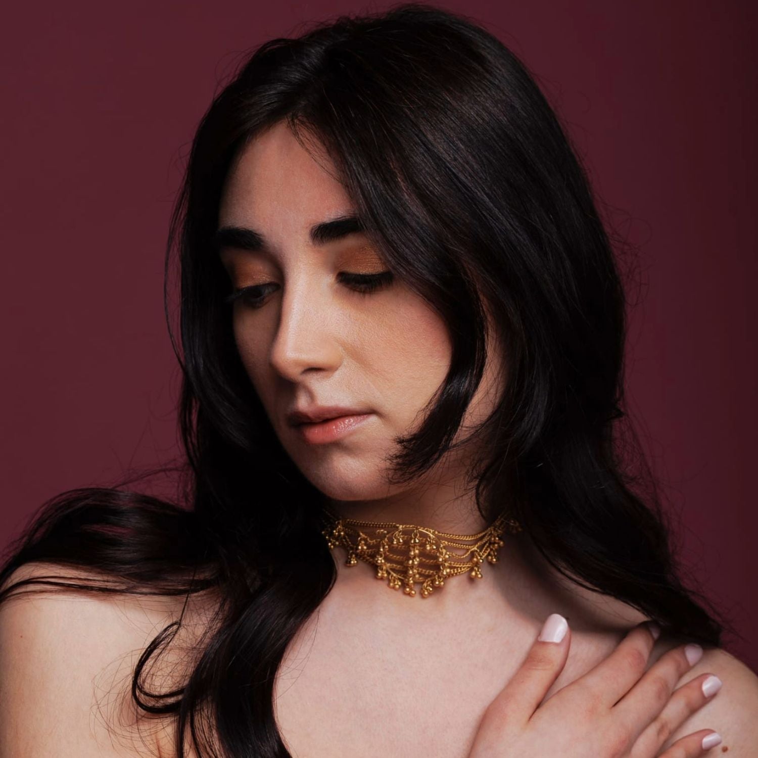 Golden Gaze Choker