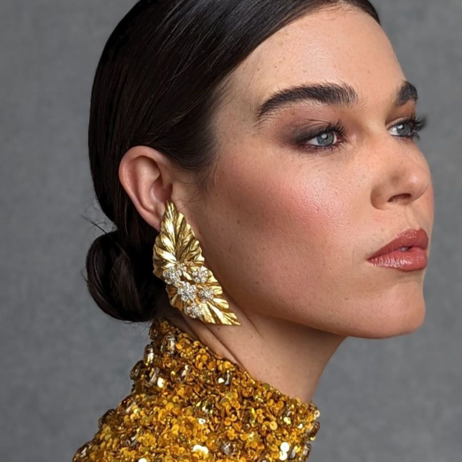 Golden Haruko Earrings