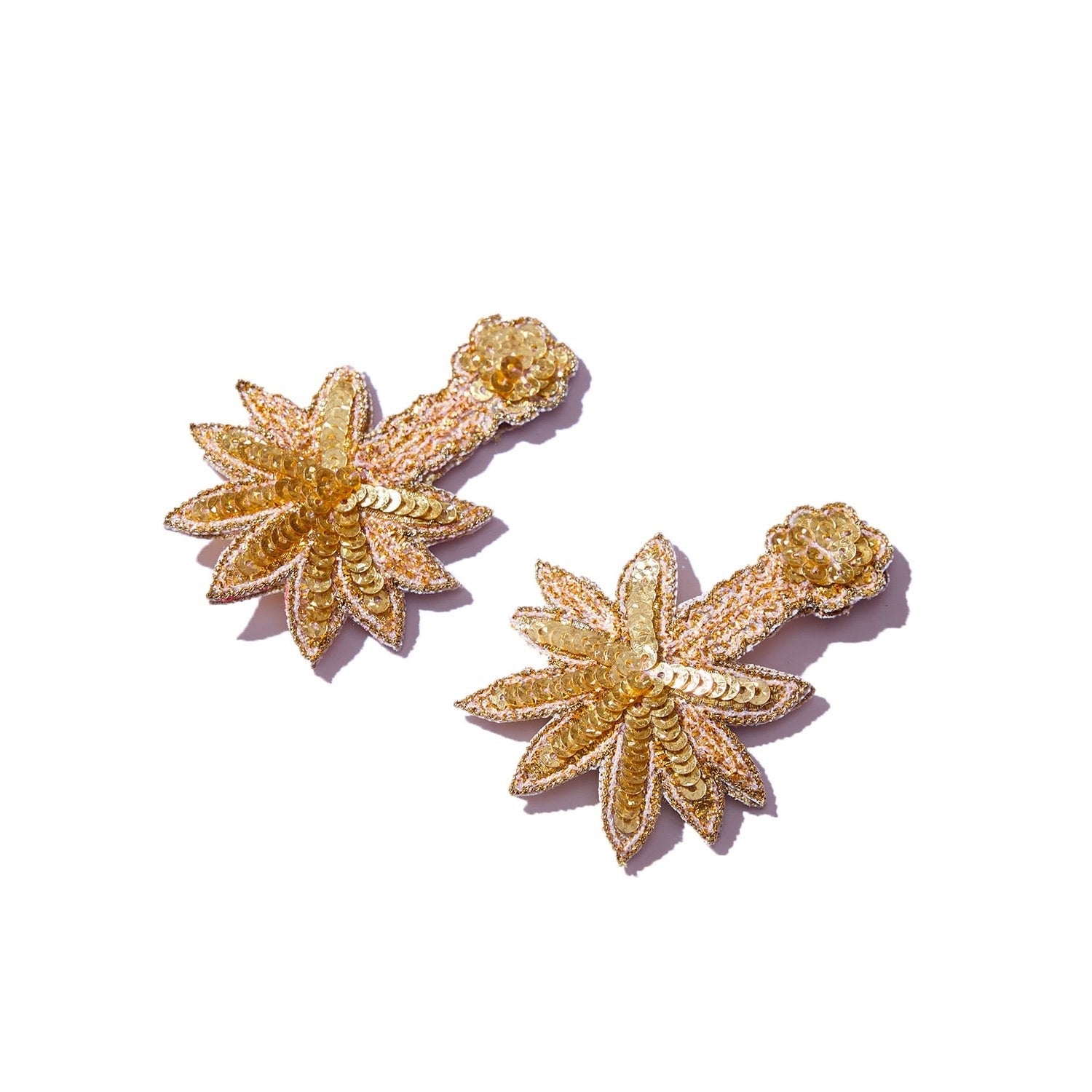 Golden Palm Earrings