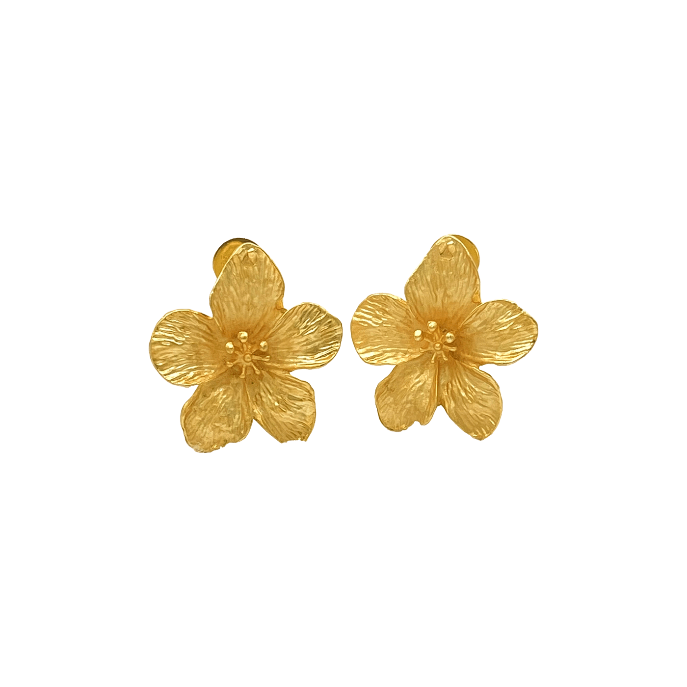 Golden Petal Stutds
